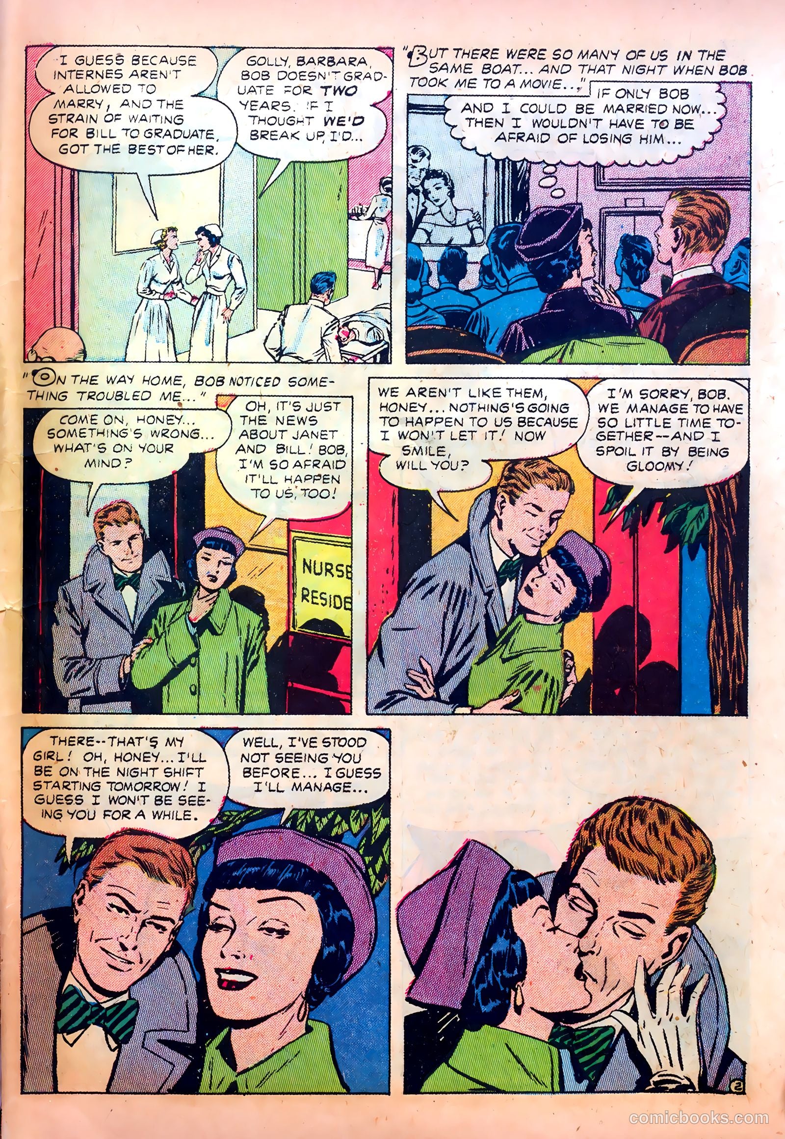 Romantic Confessions #4 (1950) — page 35 of 52