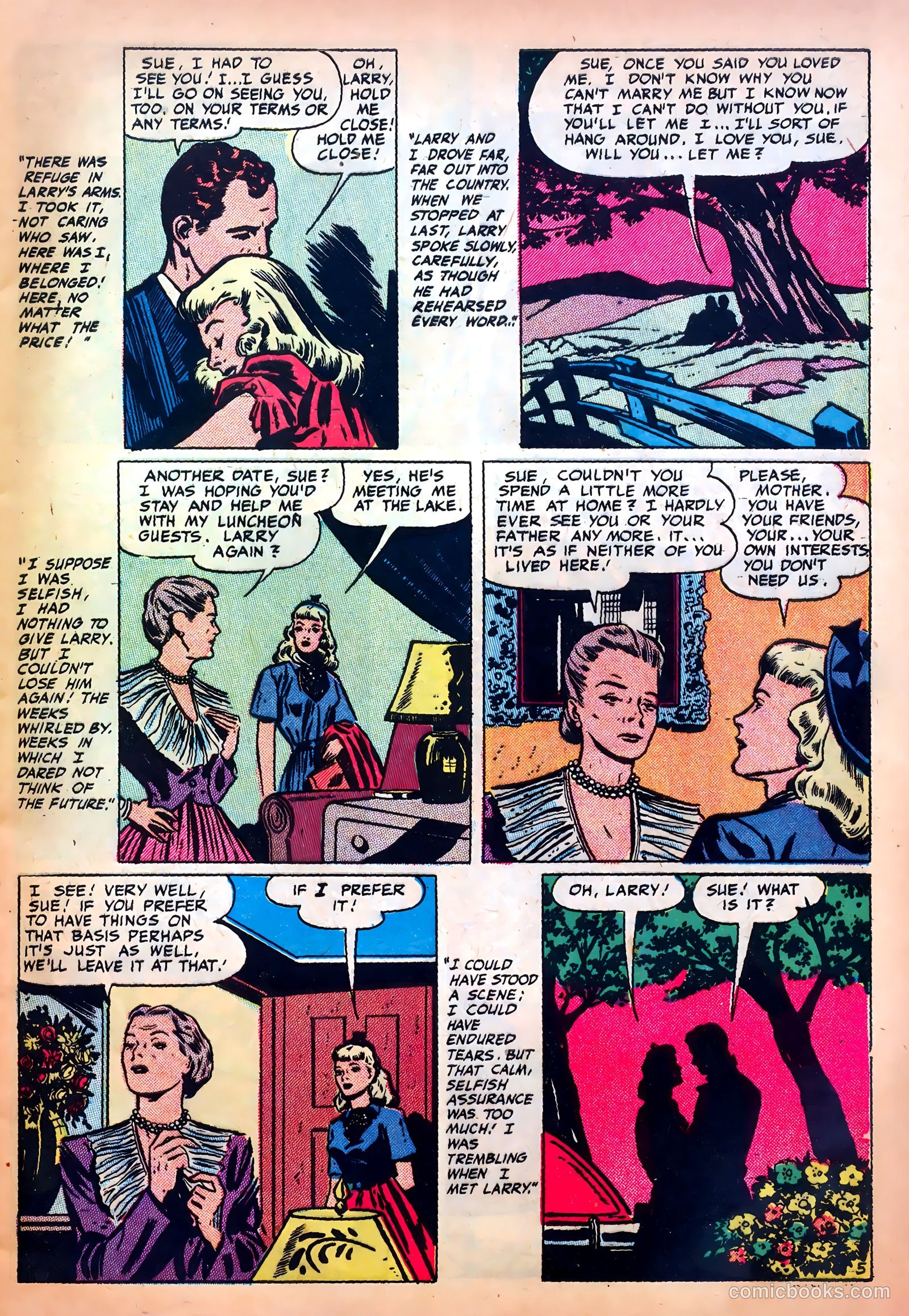 Romantic Confessions #5 (1950) — page 7 of 52