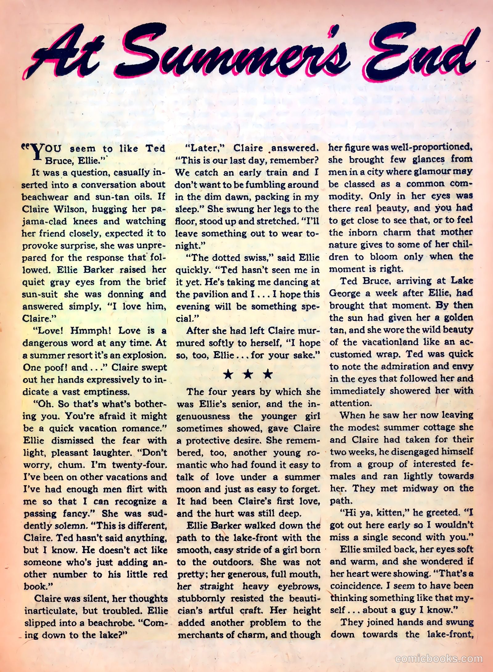 Romantic Confessions #5 (1950) — page 29 of 52