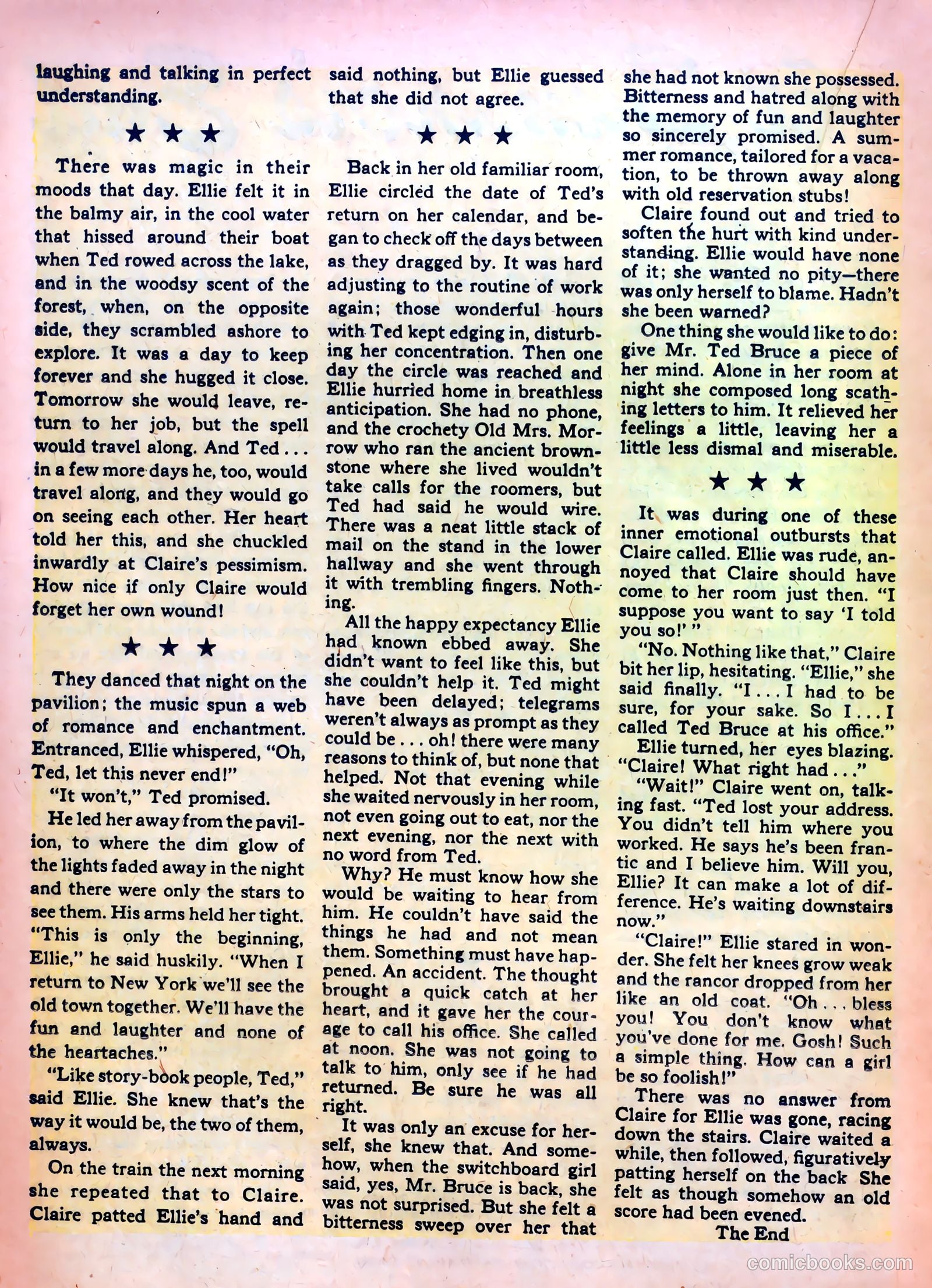 Romantic Confessions #5 (1950) — page 30 of 52