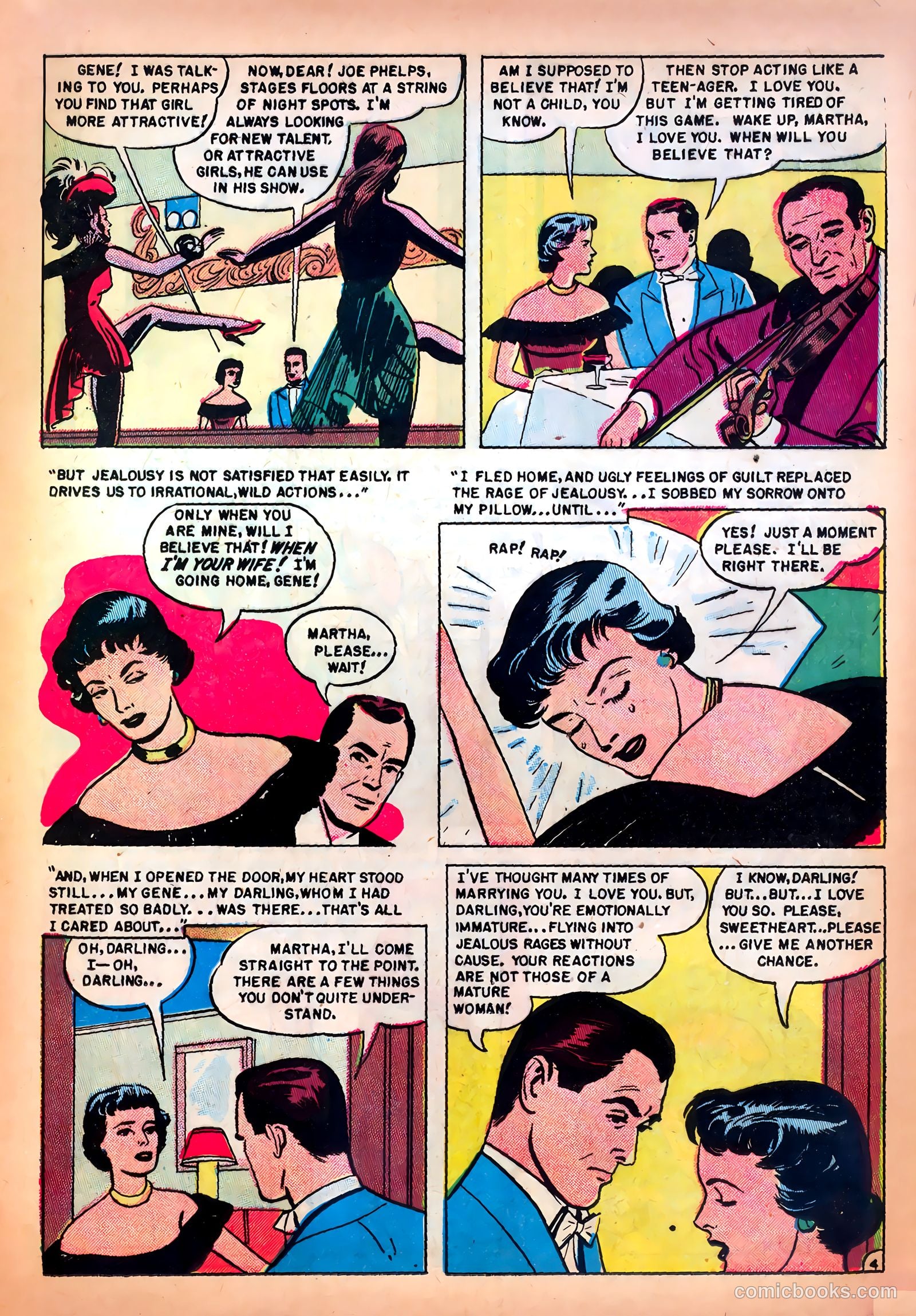 Romantic Confessions #5 (1950) — page 35 of 52