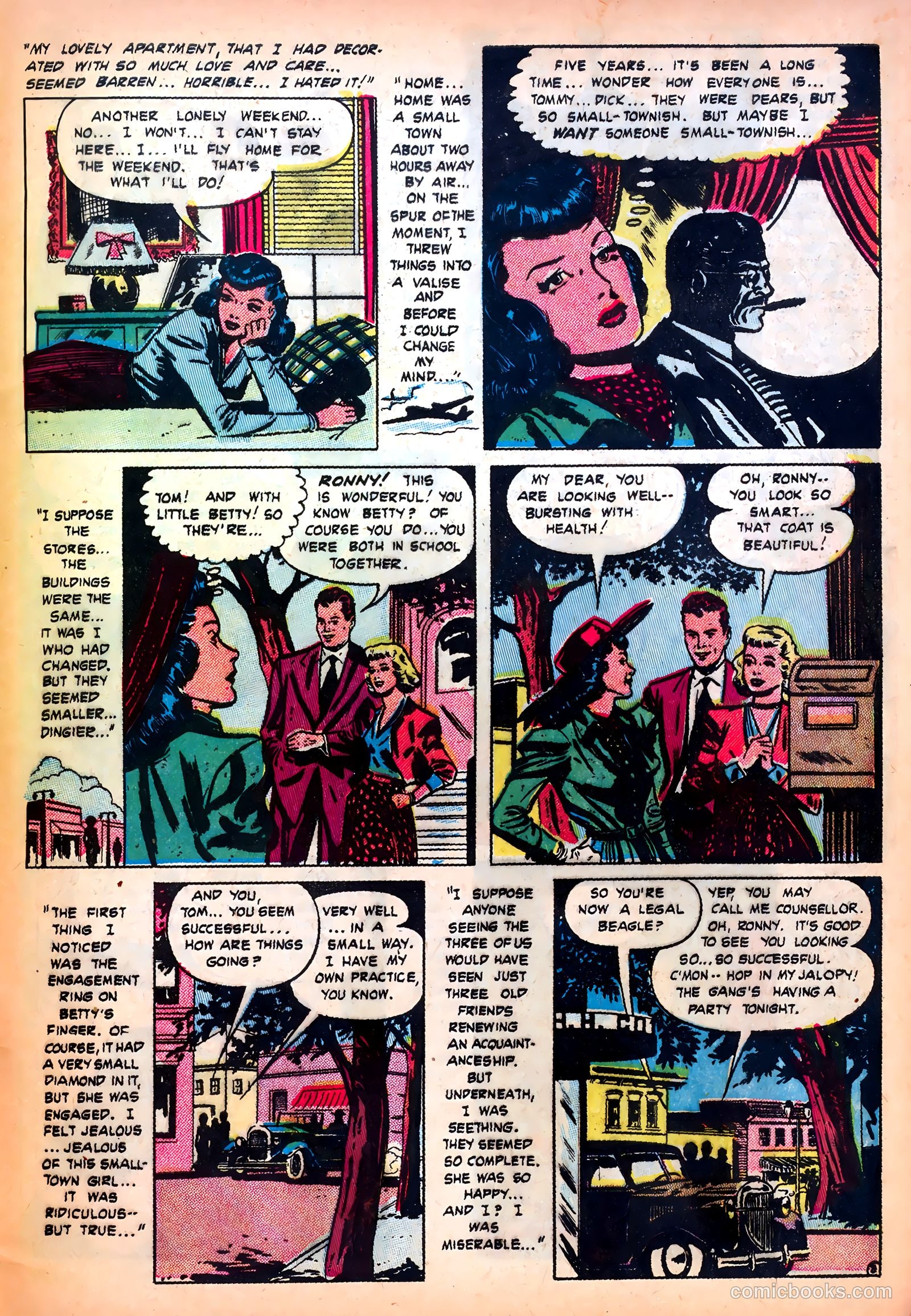 Romantic Confessions #6 (1950) — page 43 of 52