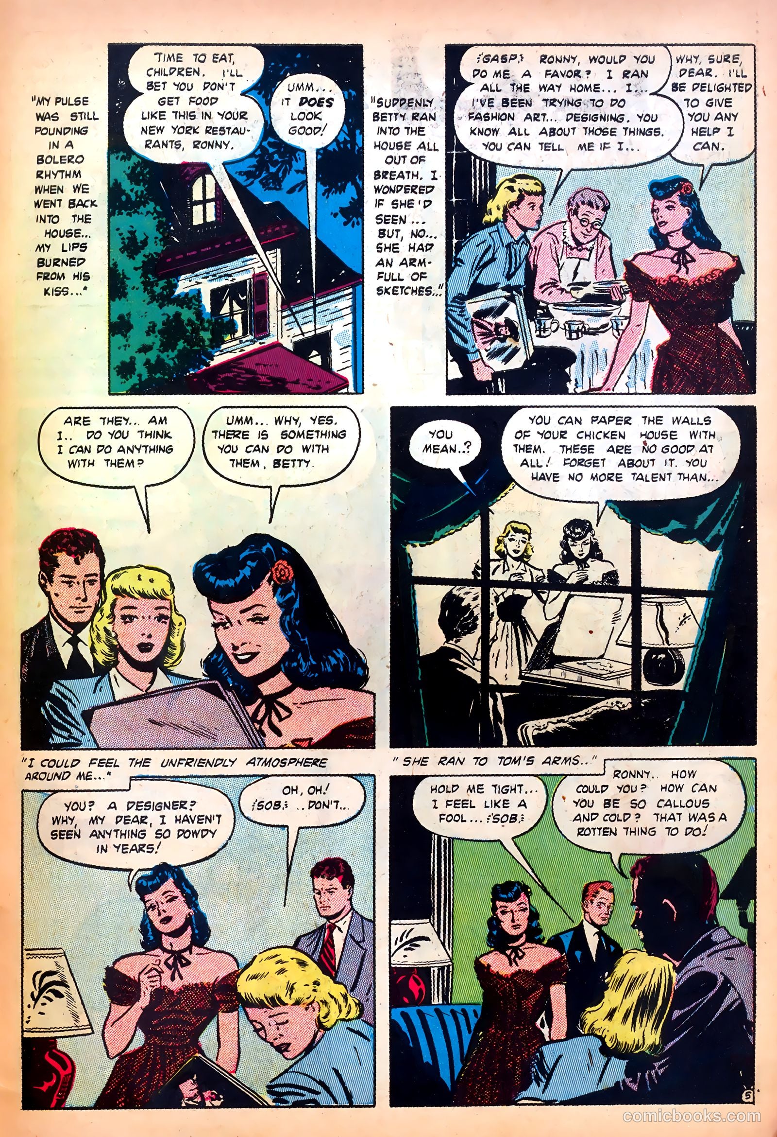 Romantic Confessions #6 (1950) — page 45 of 52