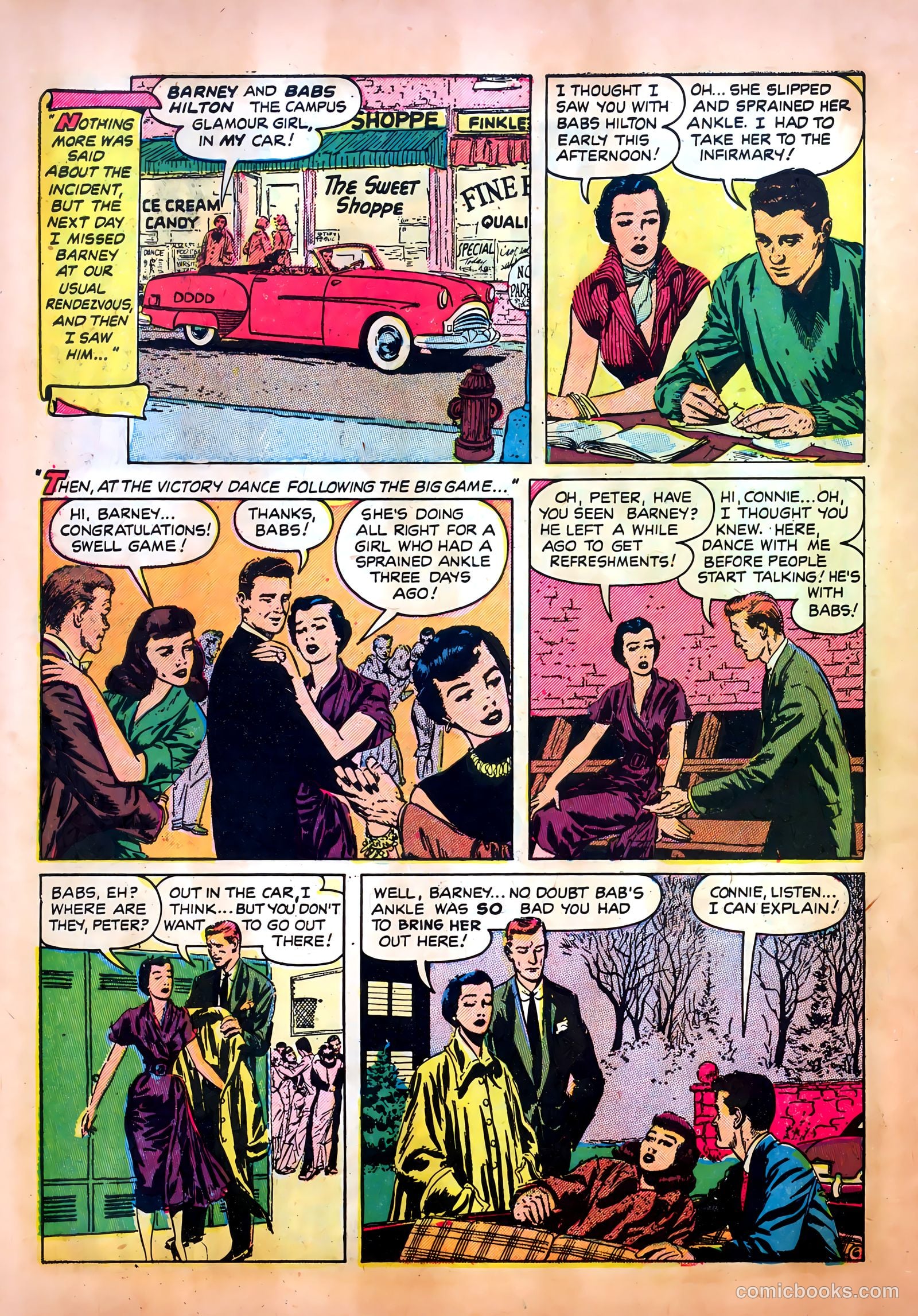 Romantic Confessions #7 (1952) — page 30 of 36