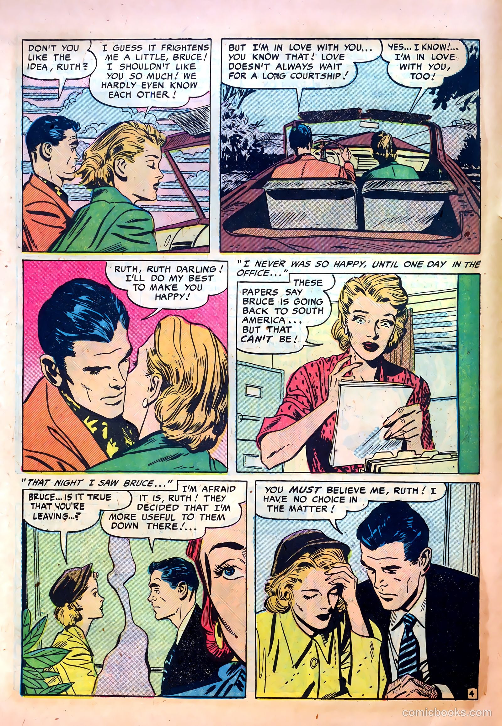 Romantic Confessions #8 (1950) — page 6 of 36