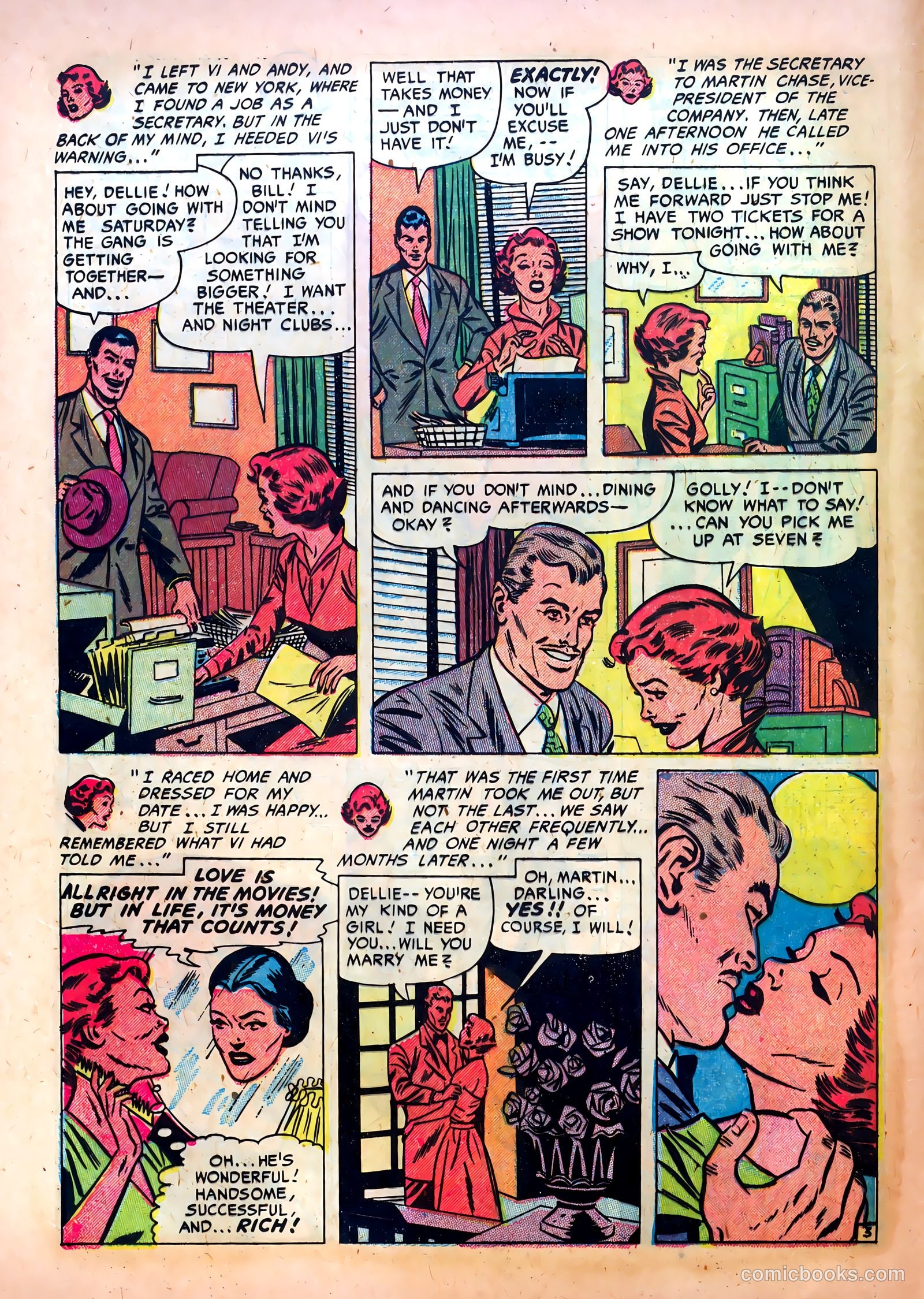Romantic Confessions #8 (1950) — page 12 of 36