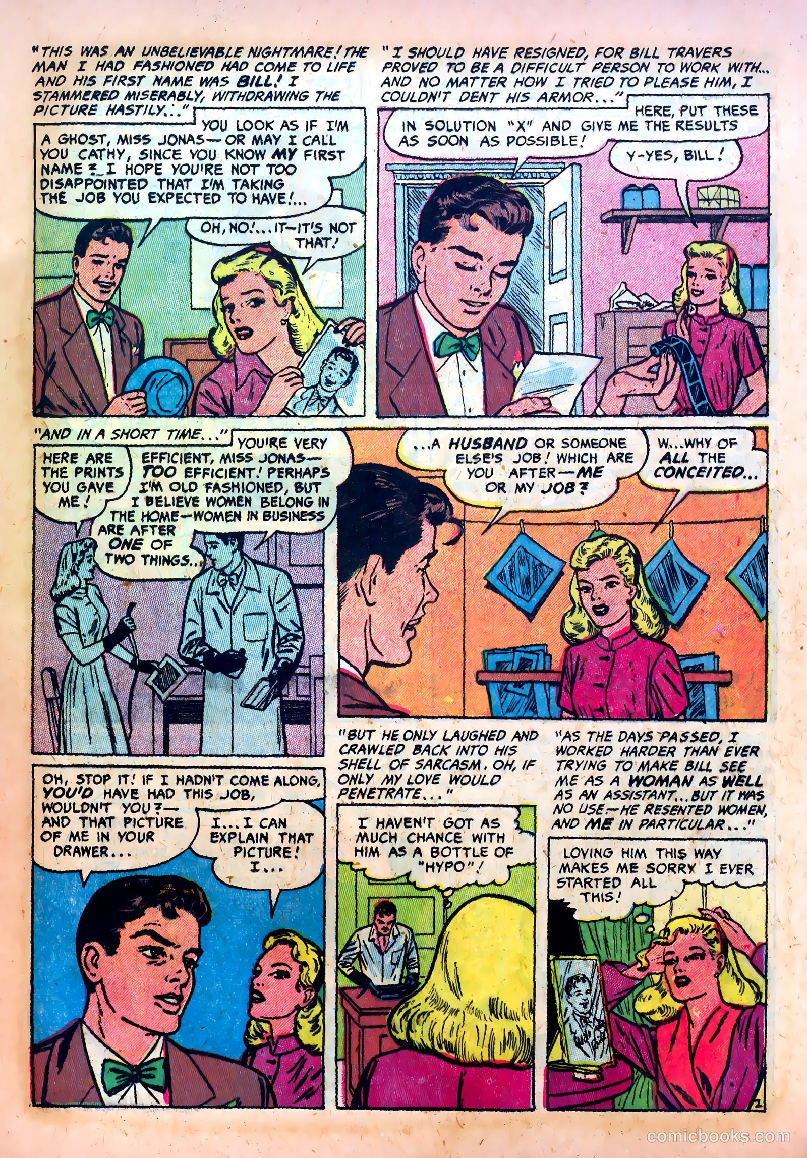 Romantic Confessions #8 (1950) — page 17 of 36