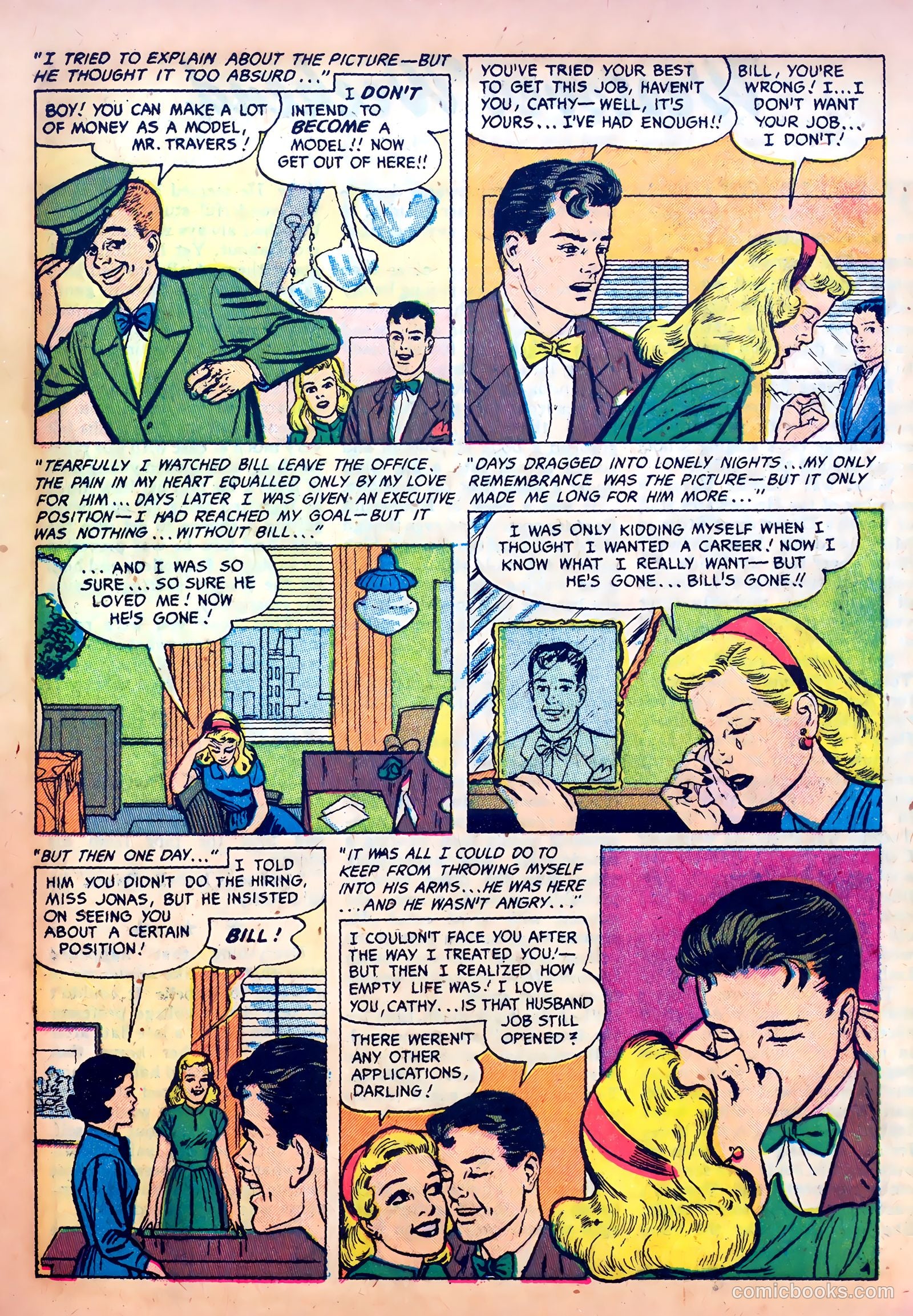 Romantic Confessions #8 (1950) — page 19 of 36