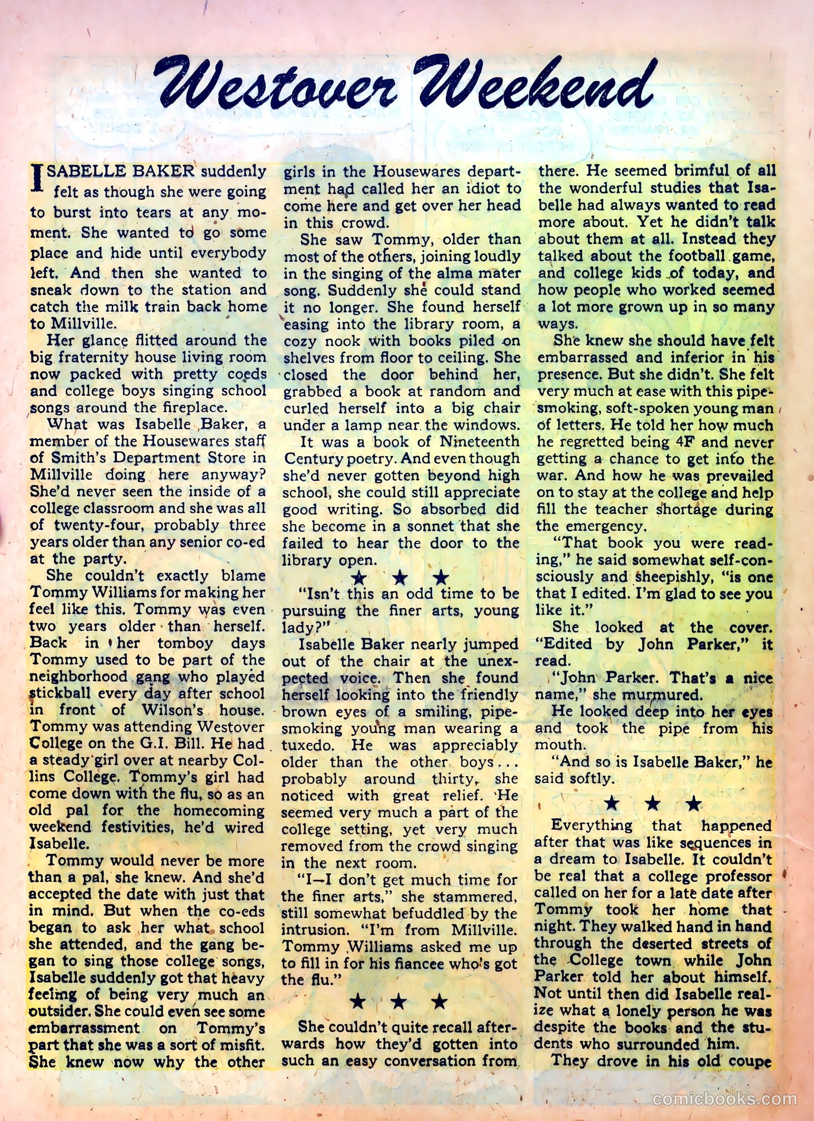 Romantic Confessions #8 (1950) — page 20 of 36