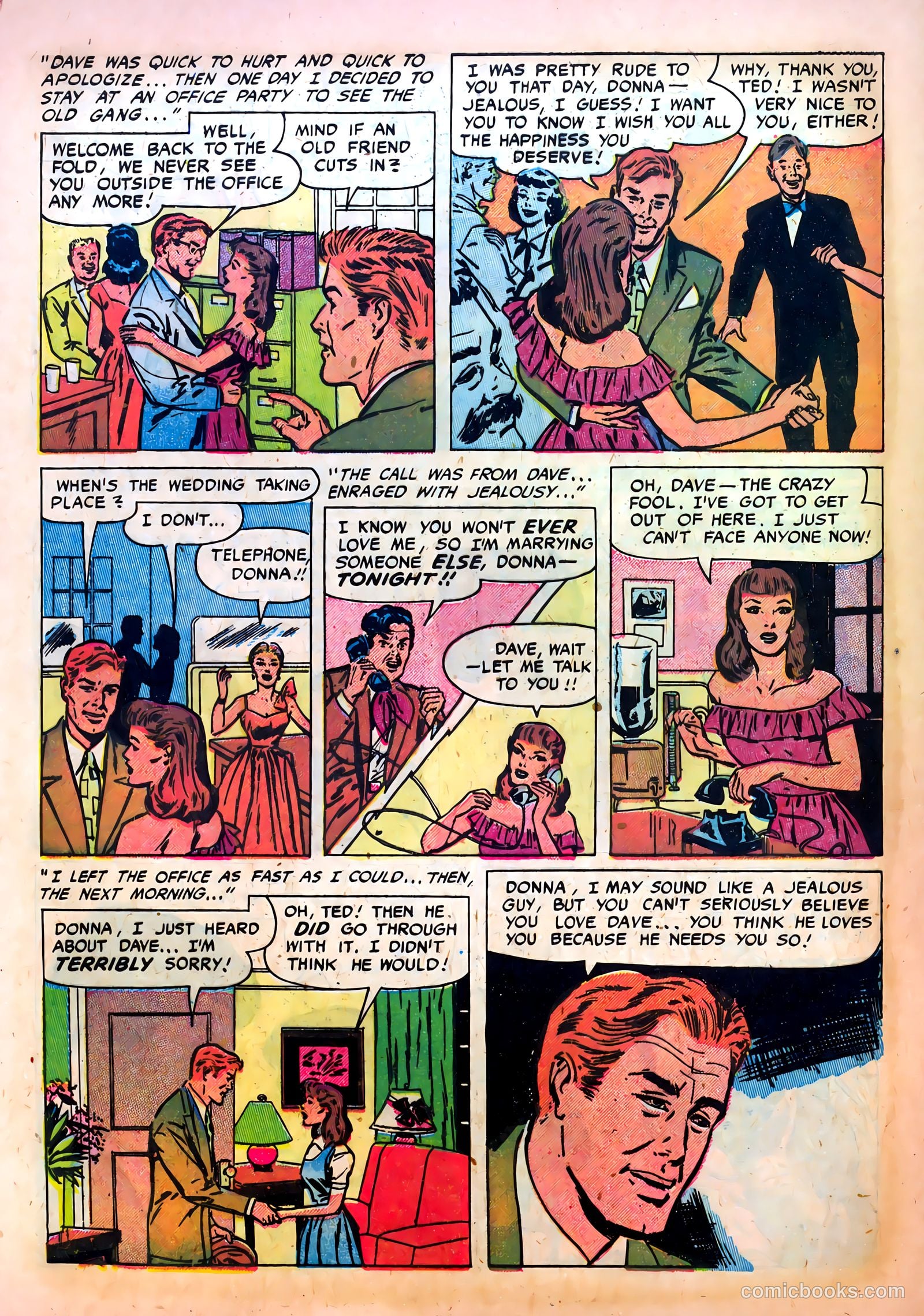 Romantic Confessions #8 (1950) — page 28 of 36