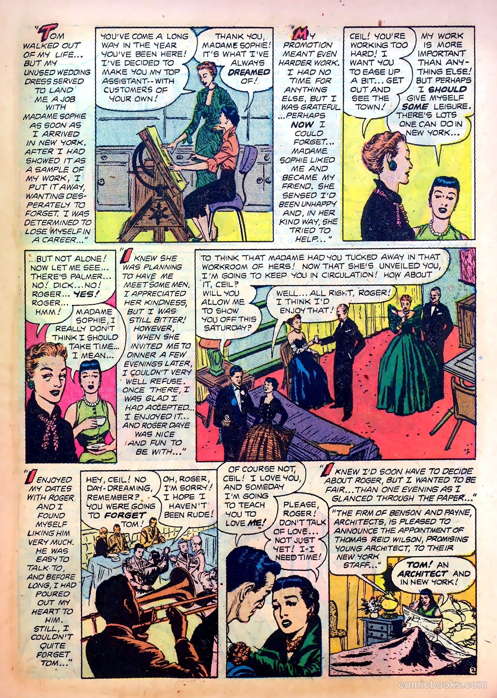 Romantic Confessions #8 (1950) — page 31 of 36