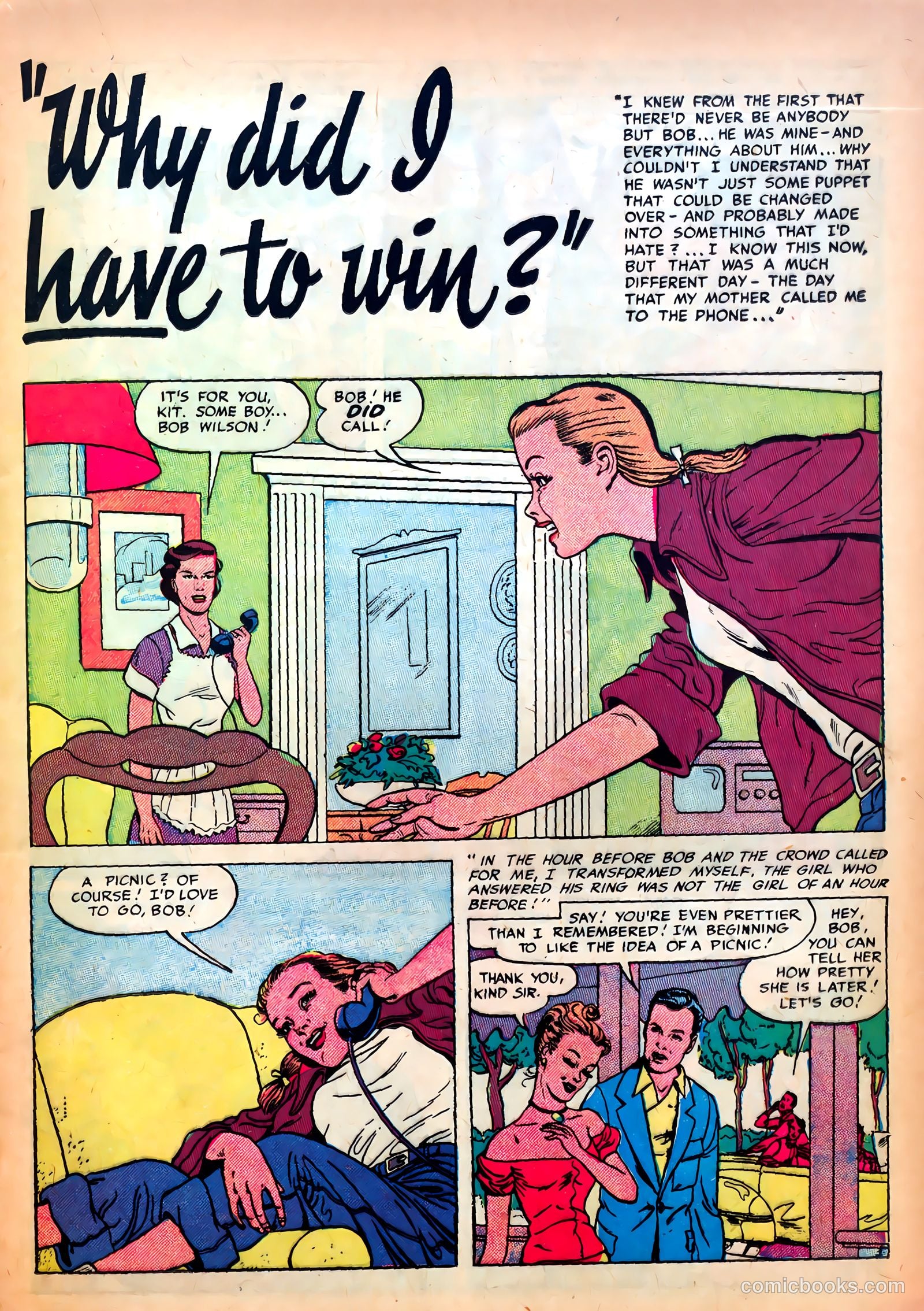 Romantic Confessions #9 (1952) — page 19 of 52