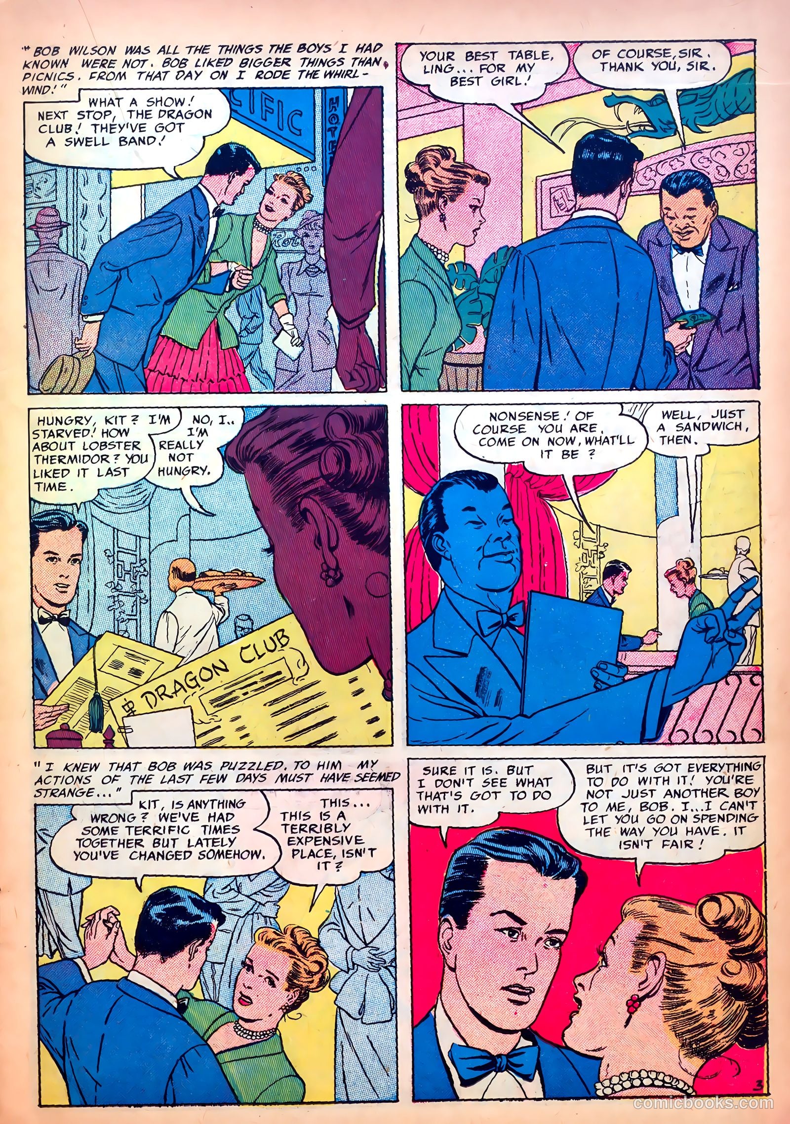 Romantic Confessions #9 (1952) — page 21 of 52