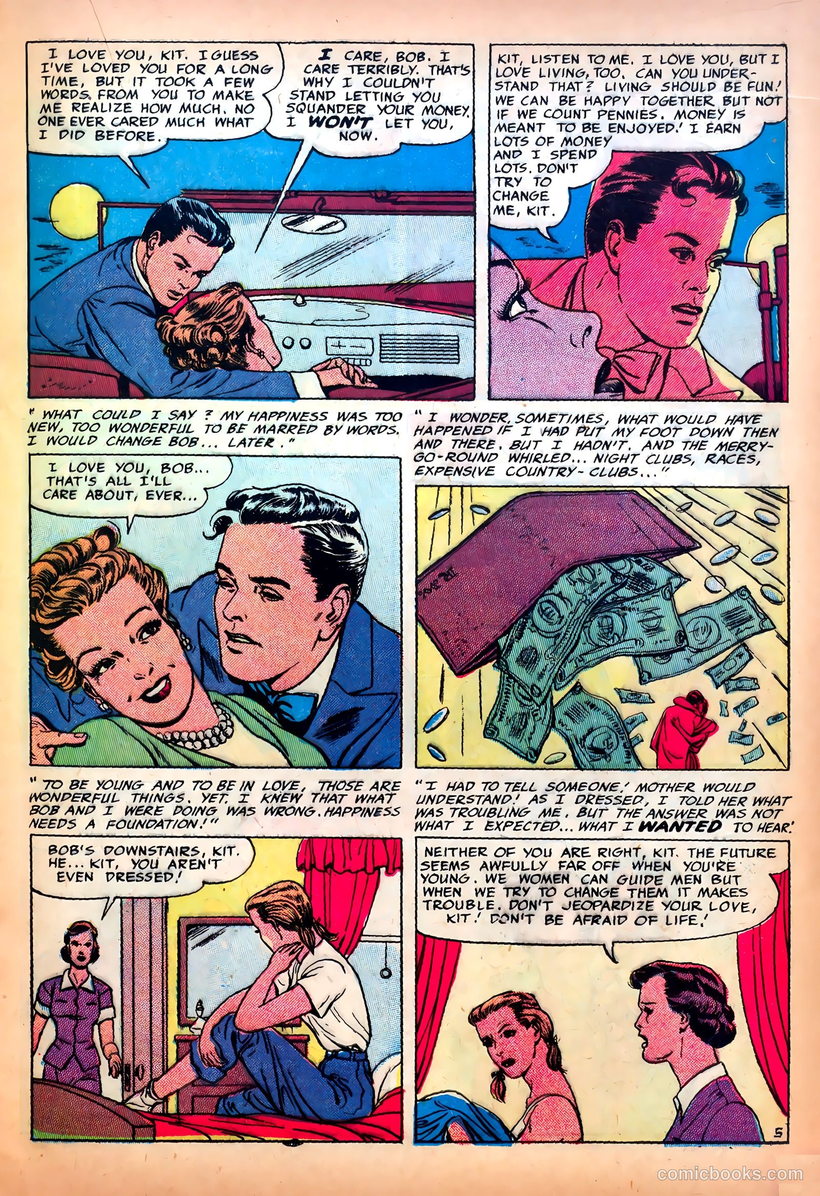 Romantic Confessions #9 (1952) — page 23 of 52