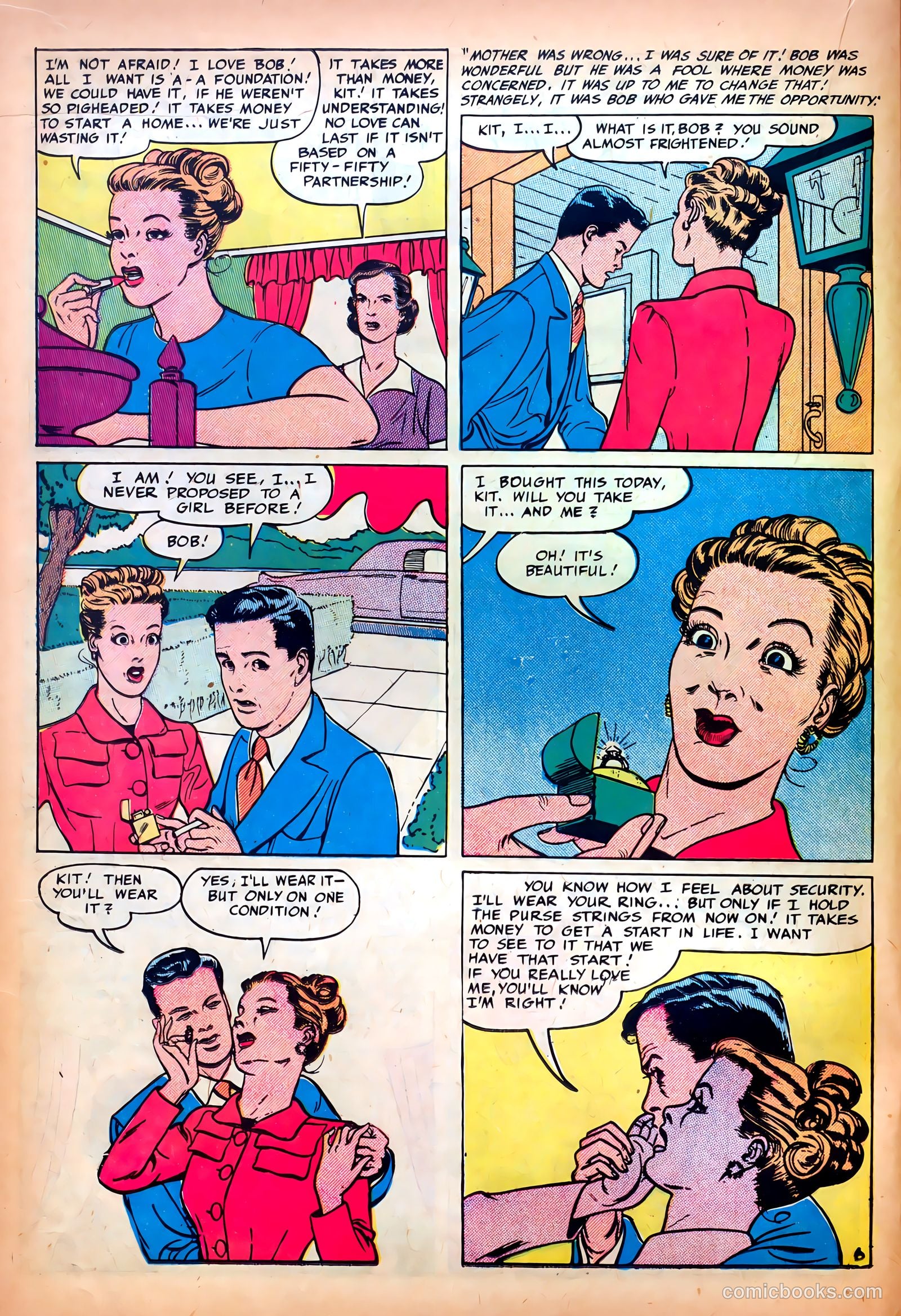 Romantic Confessions #9 (1952) — page 24 of 52