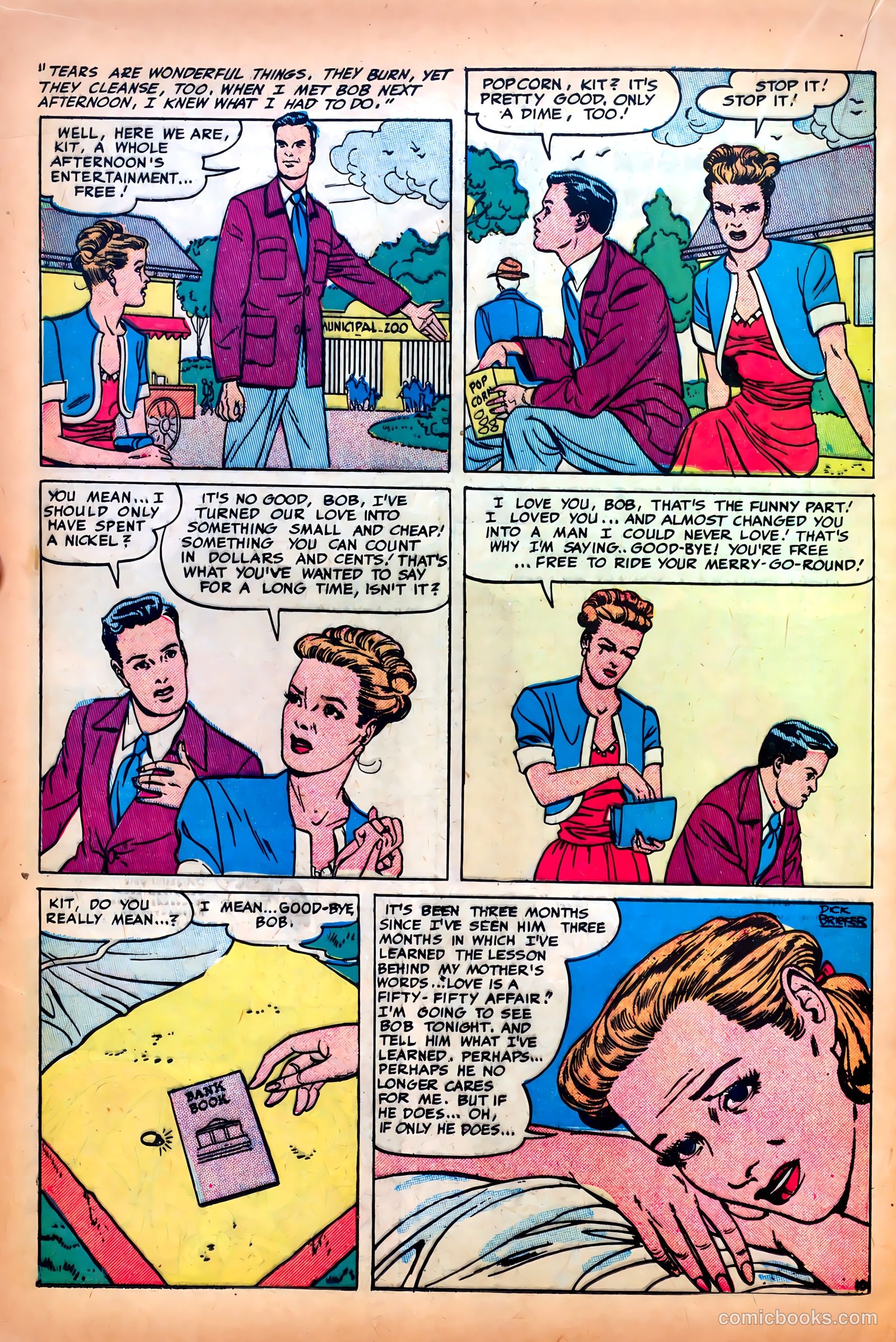 Romantic Confessions #9 (1952) — page 28 of 52