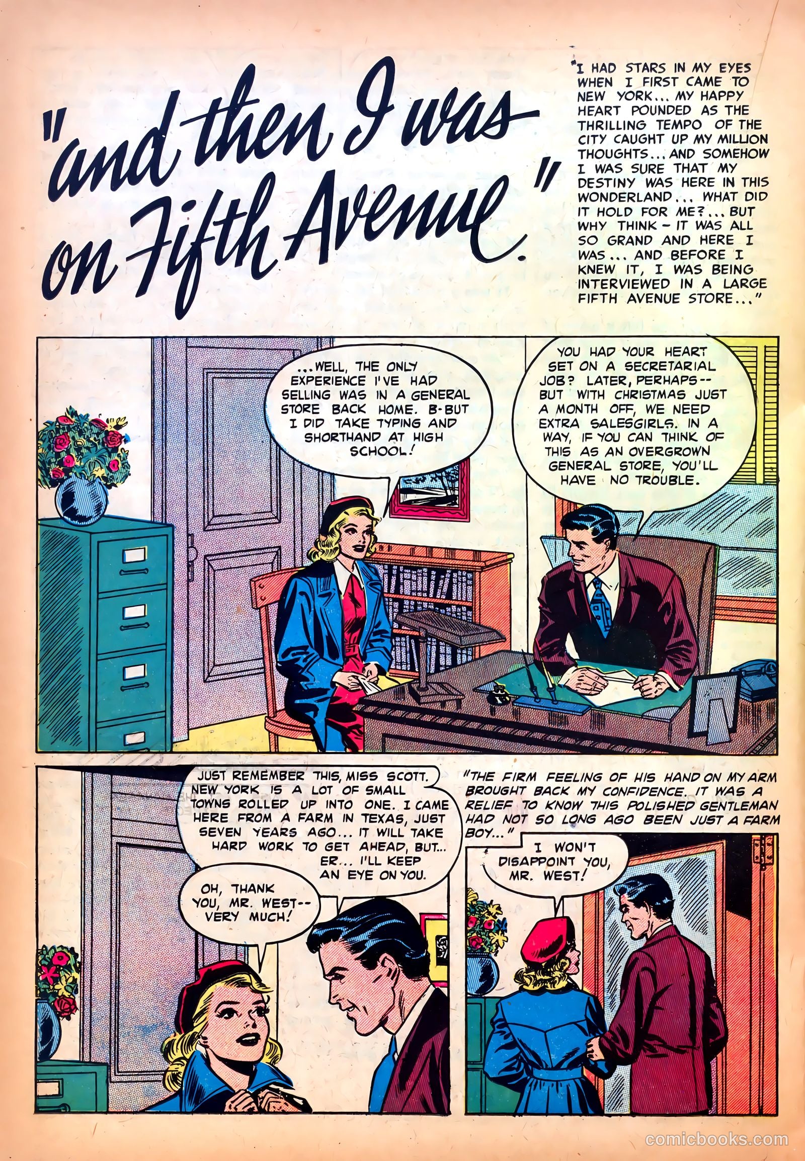 Romantic Confessions #9 (1952) — page 32 of 52