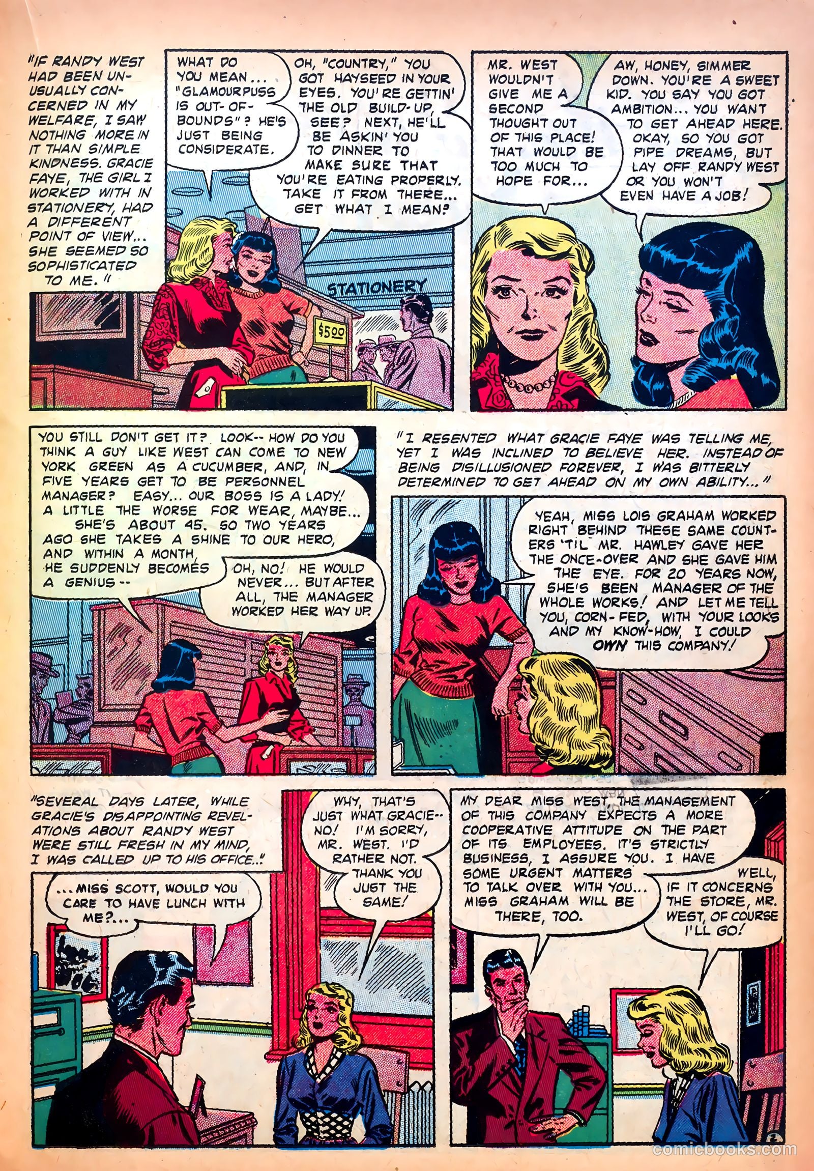 Romantic Confessions #9 (1952) — page 33 of 52