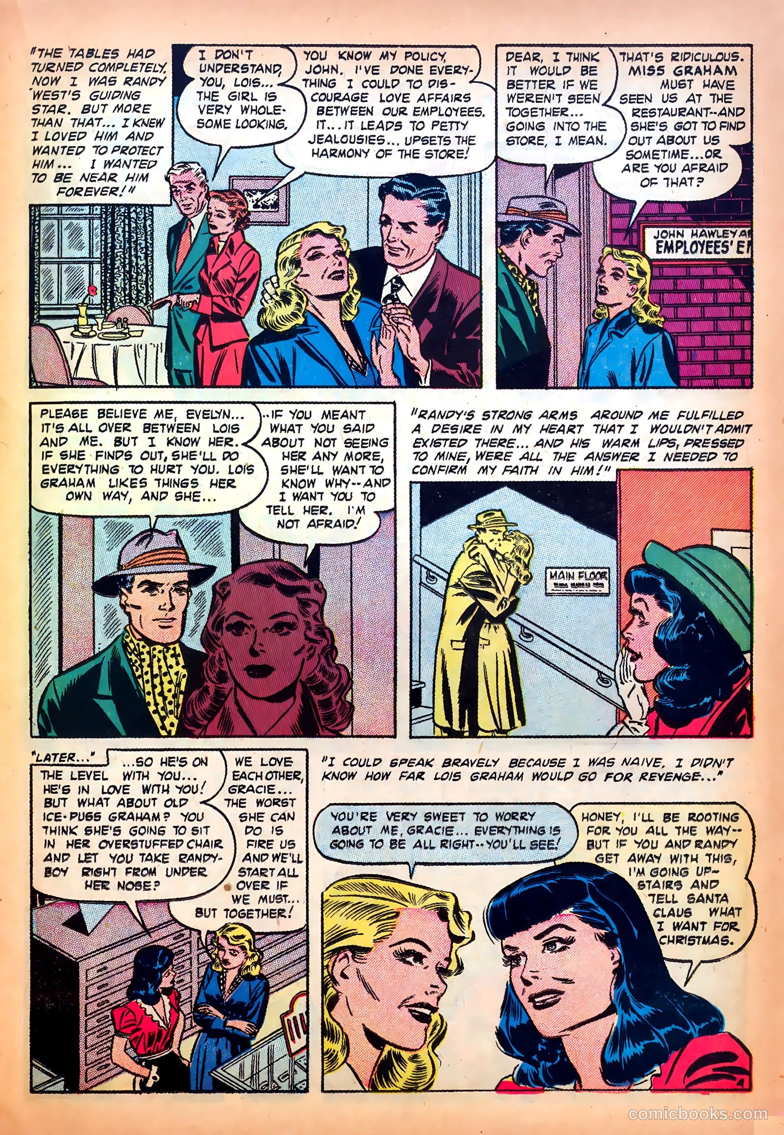 Romantic Confessions #9 (1952) — page 35 of 52
