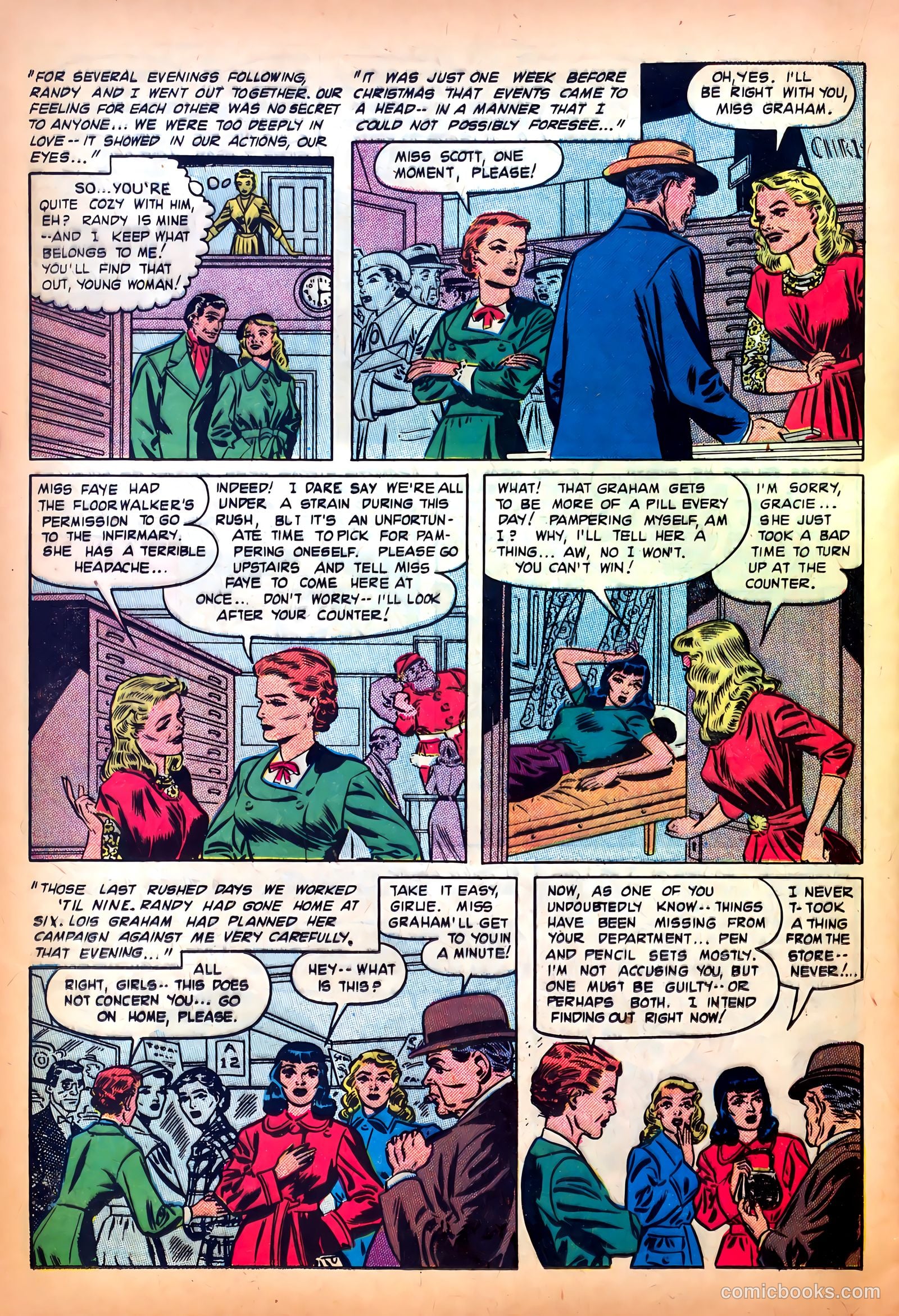 Romantic Confessions #9 (1952) — page 36 of 52