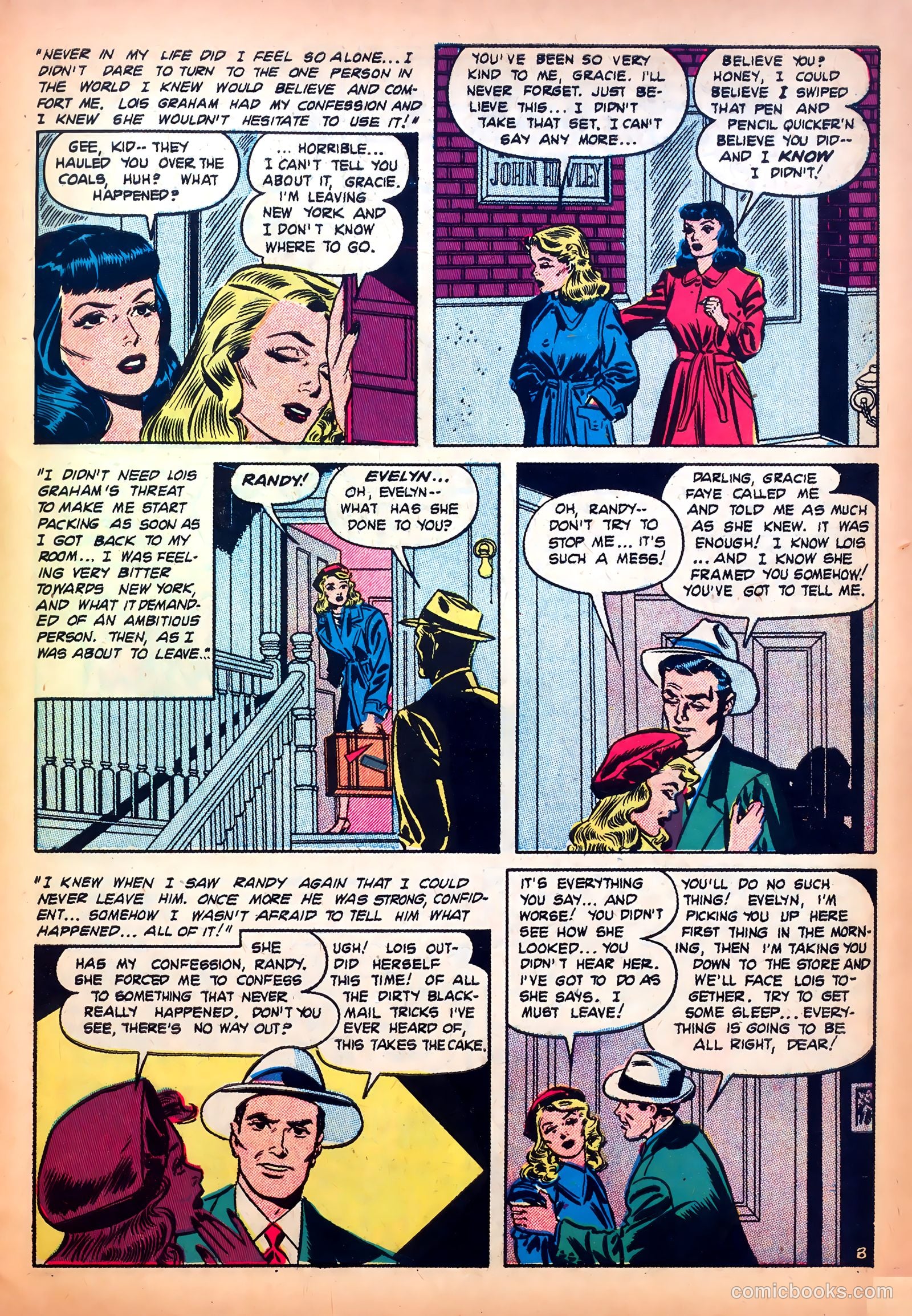 Romantic Confessions #9 (1952) — page 39 of 52