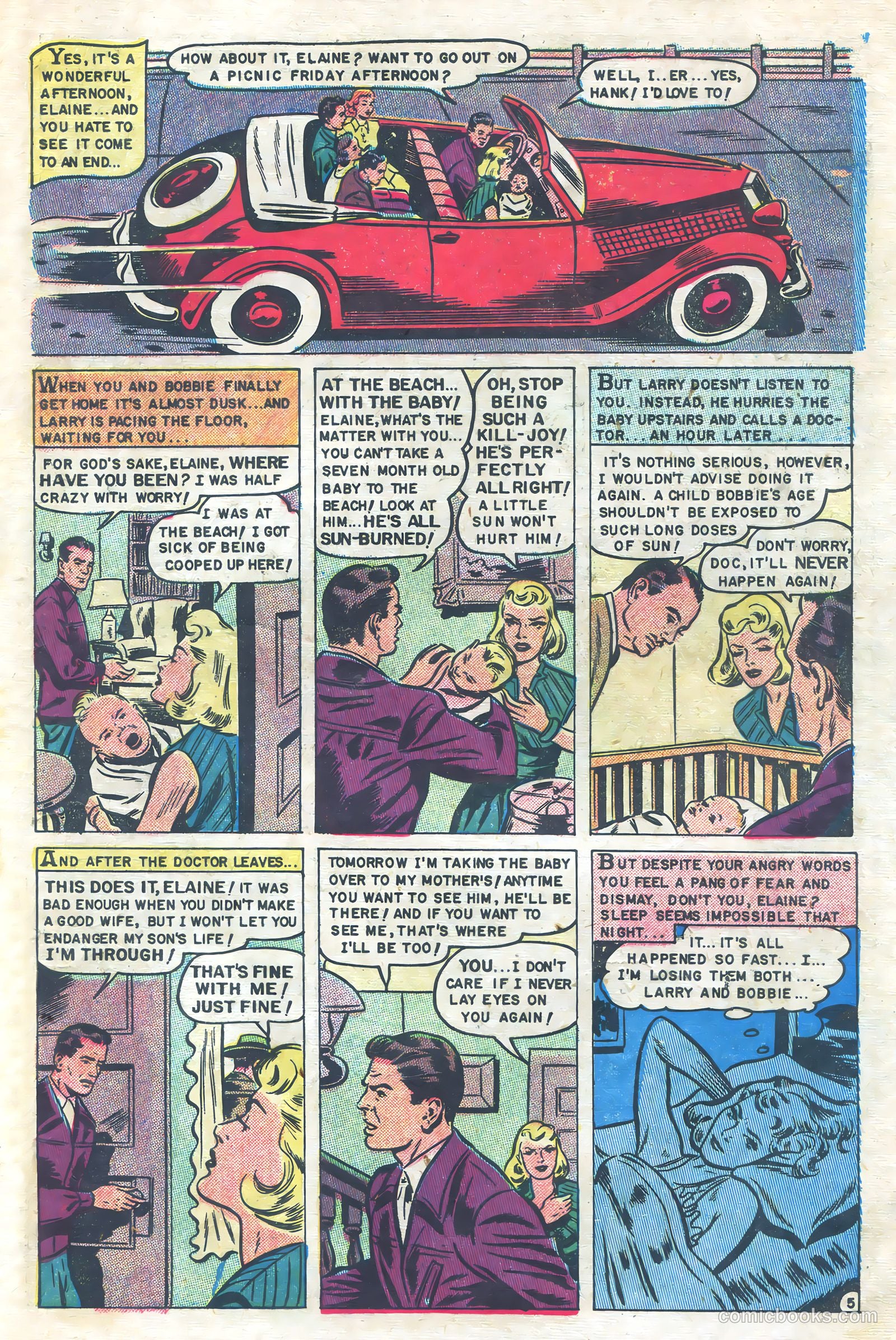 Romantic Hearts #1 (1951) — page 7 of 36