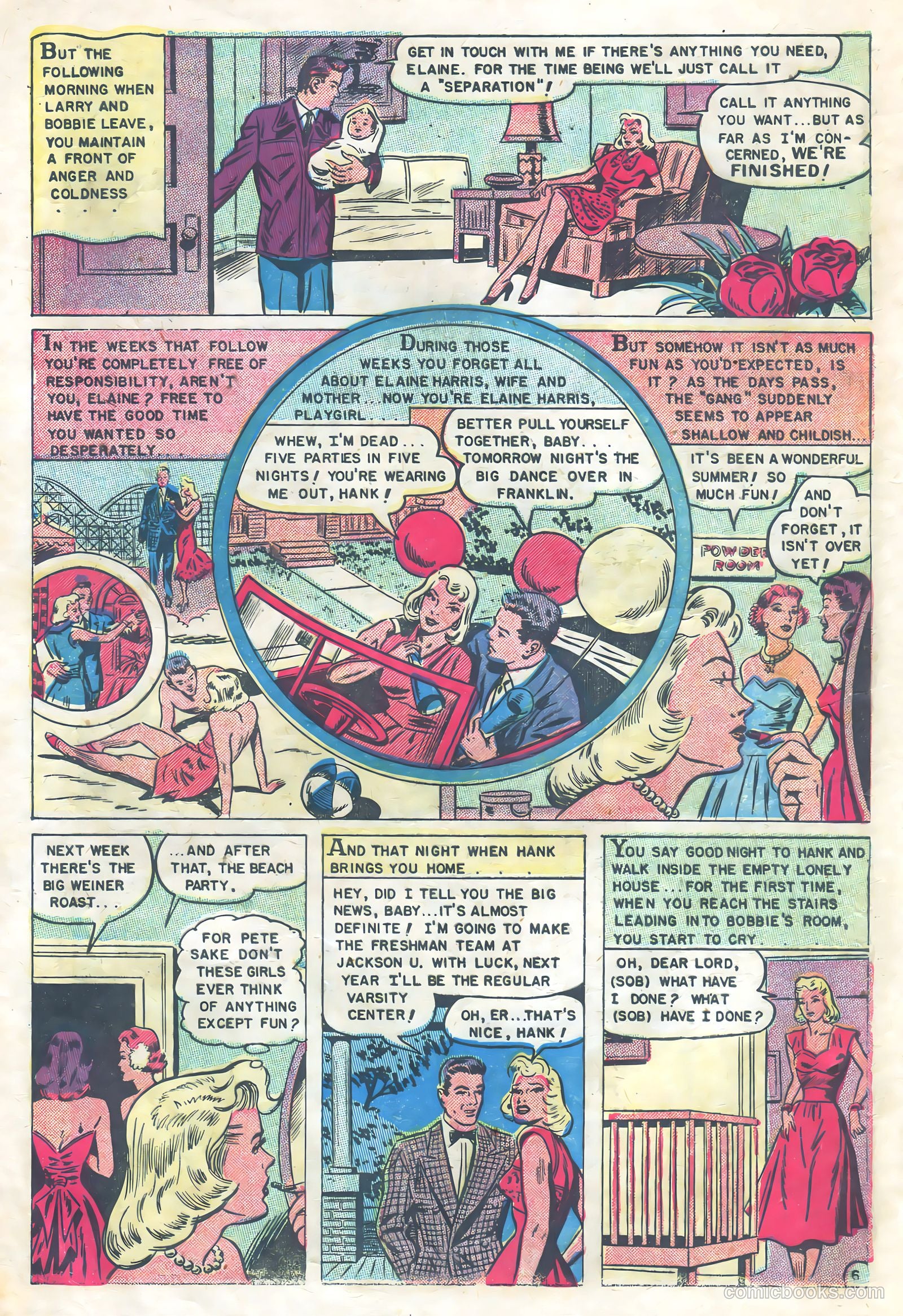 Romantic Hearts #1 (1951) — page 8 of 36