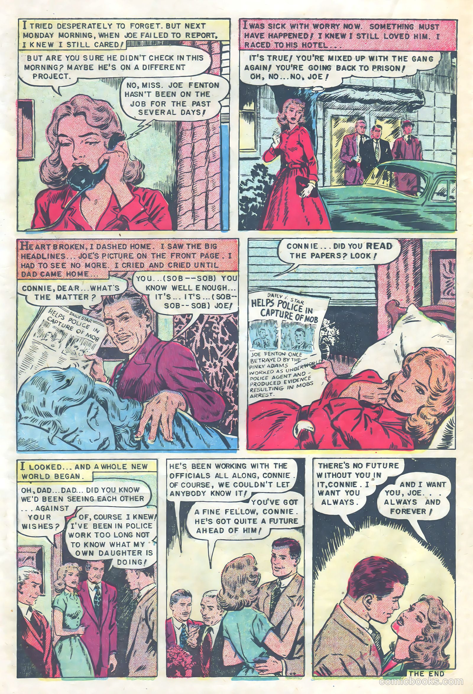 Romantic Hearts #1 (1951) — page 24 of 36