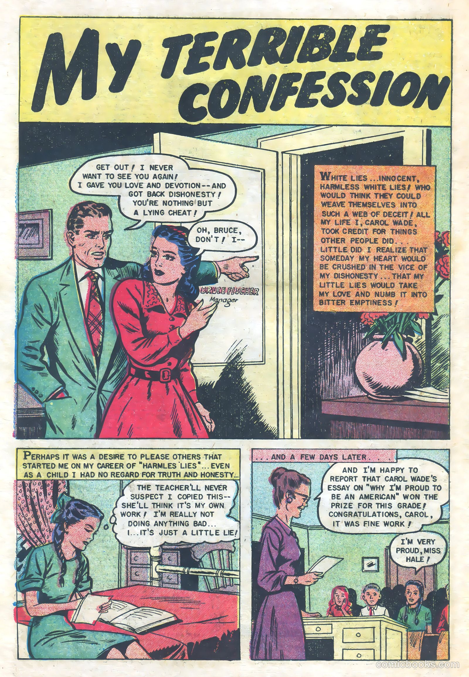Romantic Hearts #1 (1951) — page 26 of 36