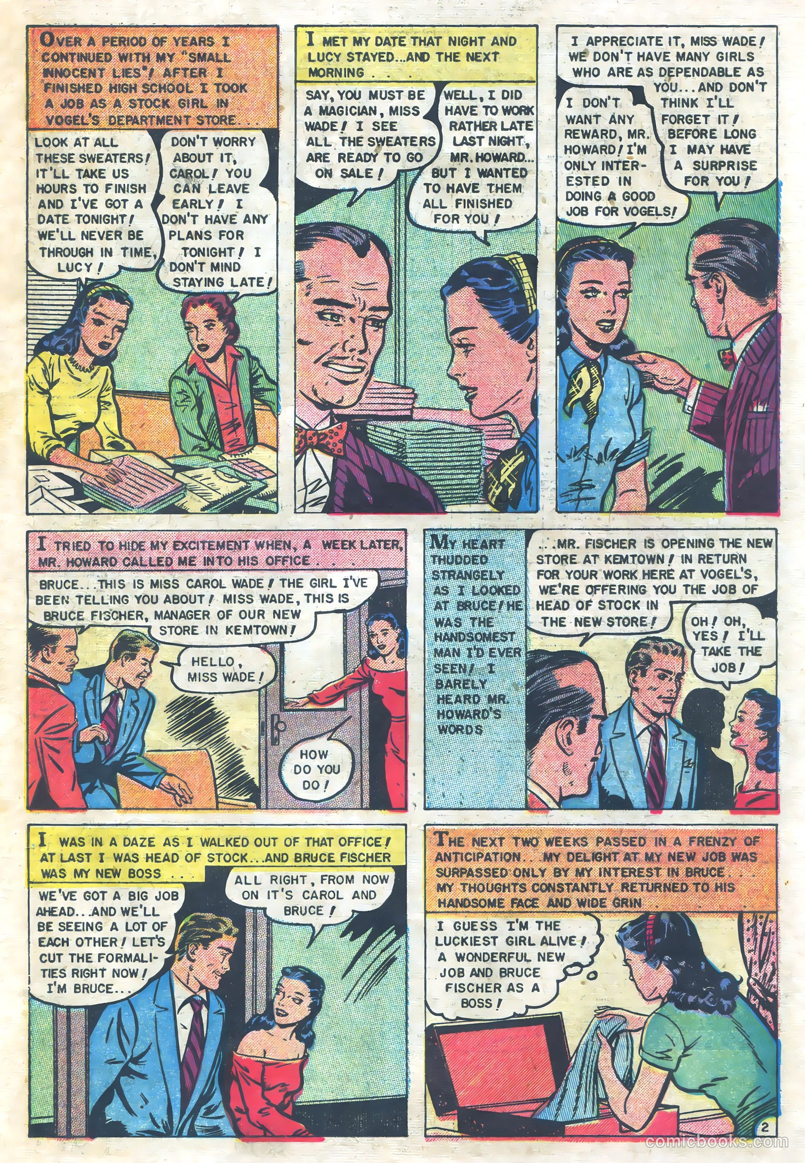Romantic Hearts #1 (1951) — page 27 of 36