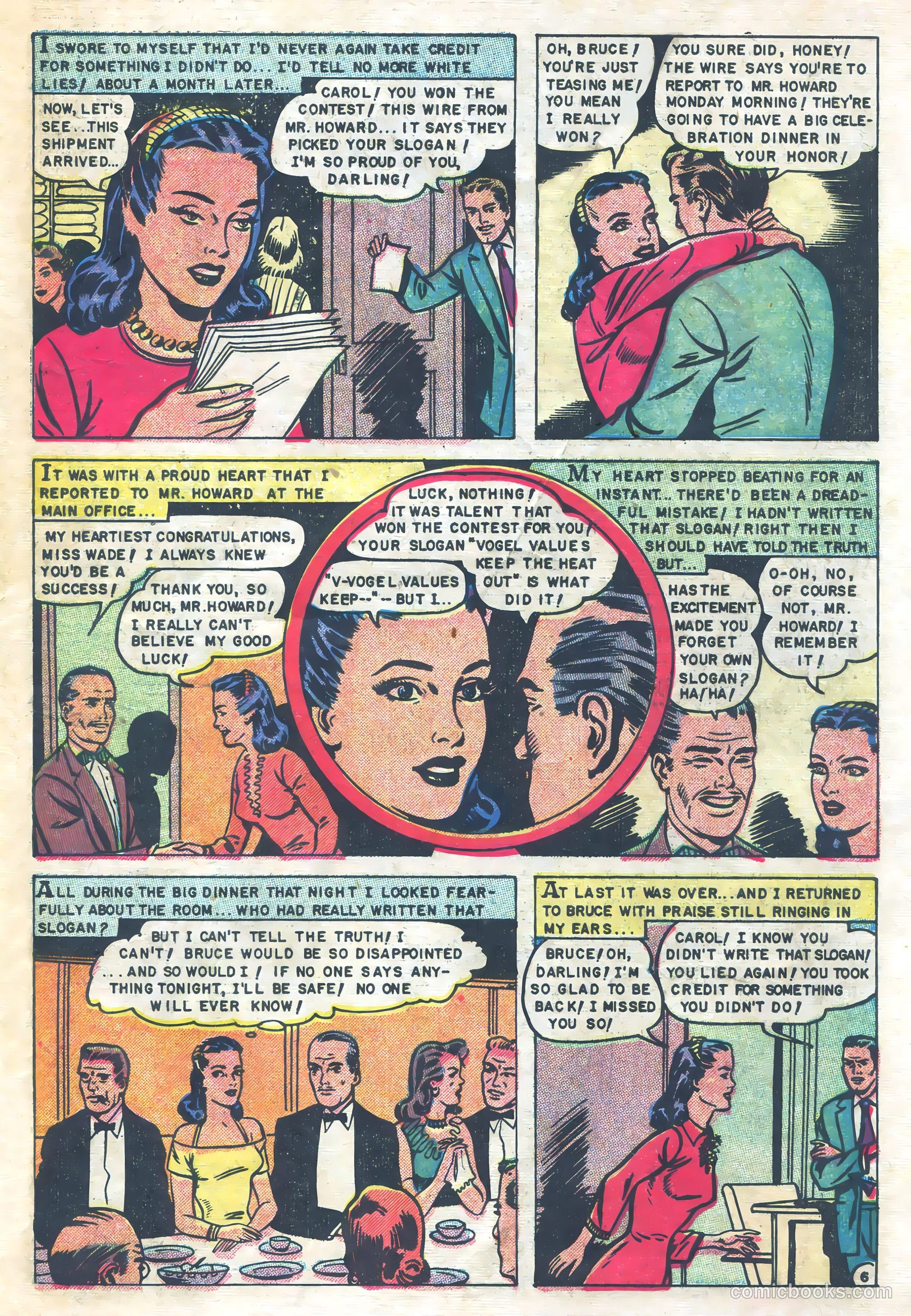 Romantic Hearts #1 (1951) — page 31 of 36