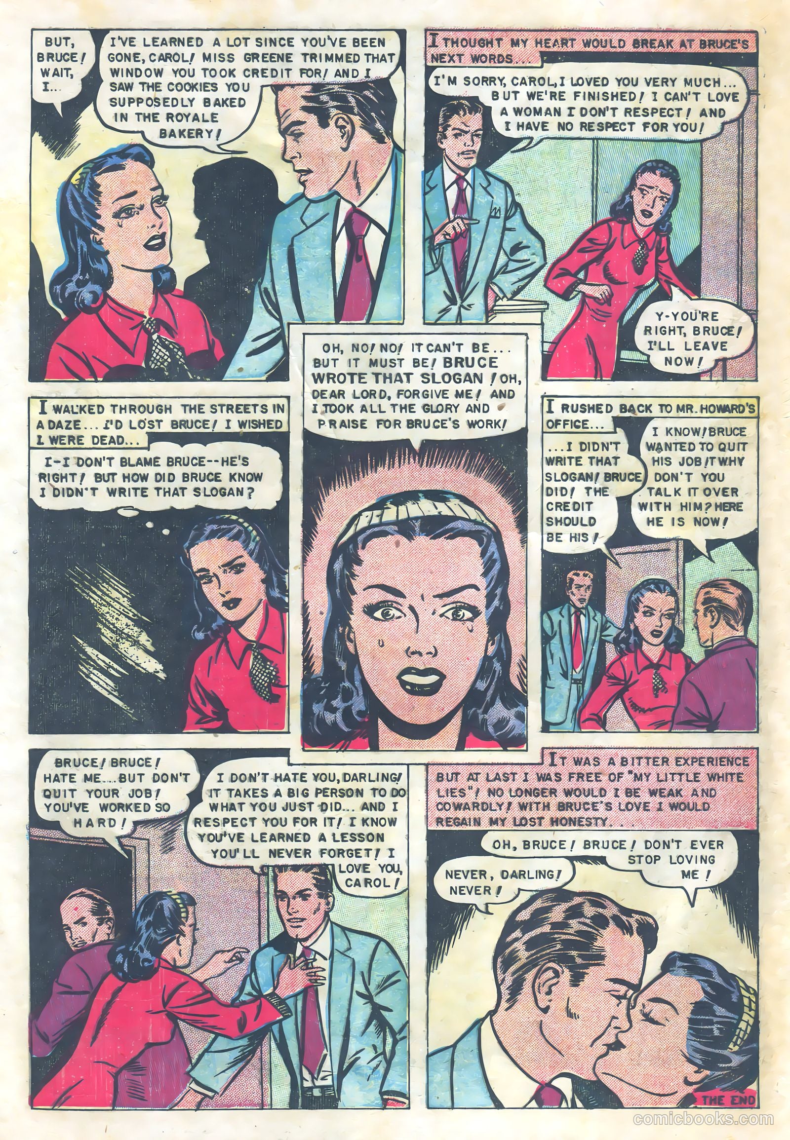 Romantic Hearts #1 (1951) — page 32 of 36