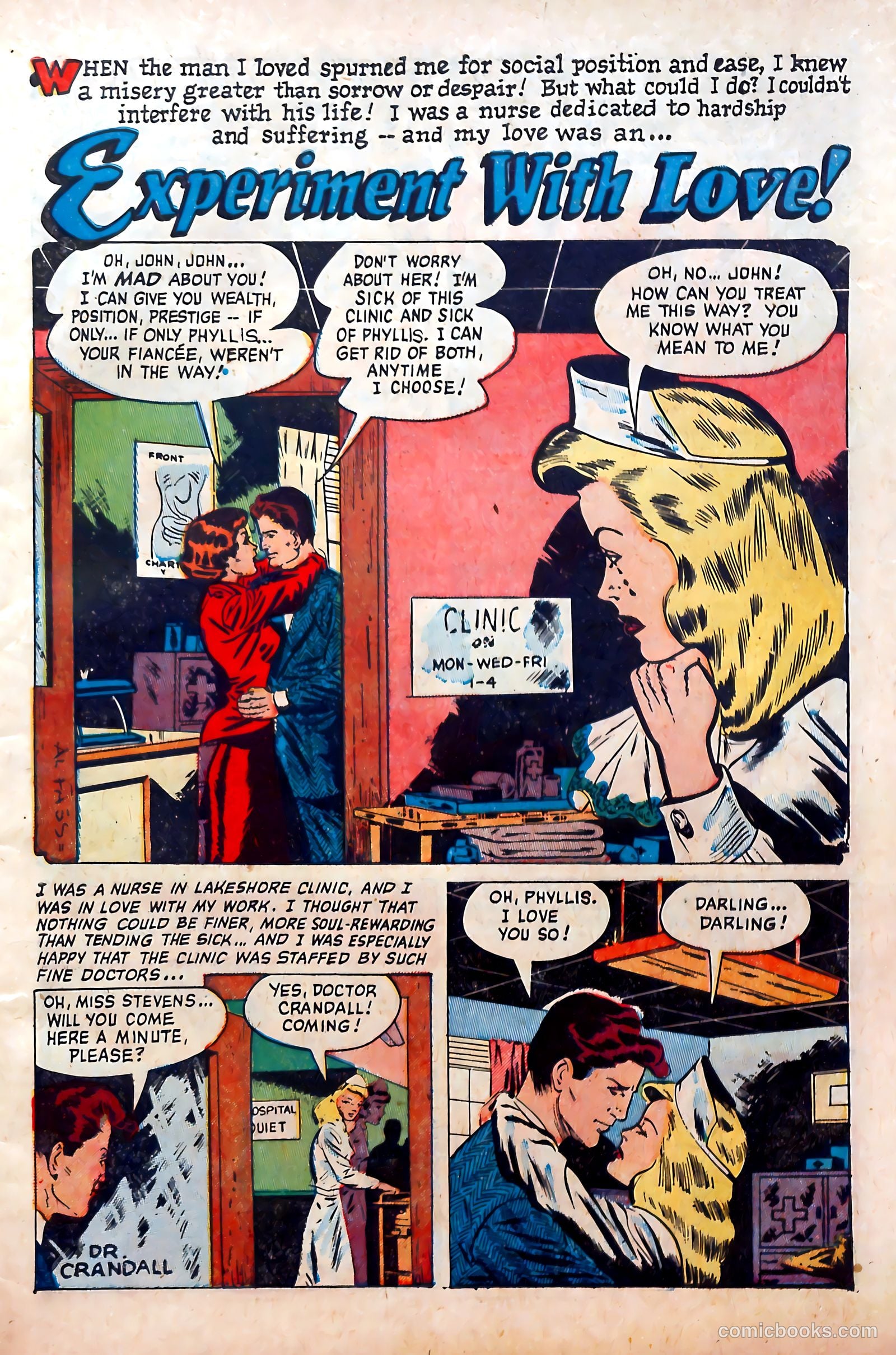 Romantic Hearts #1 (1953) — page 3 of 36