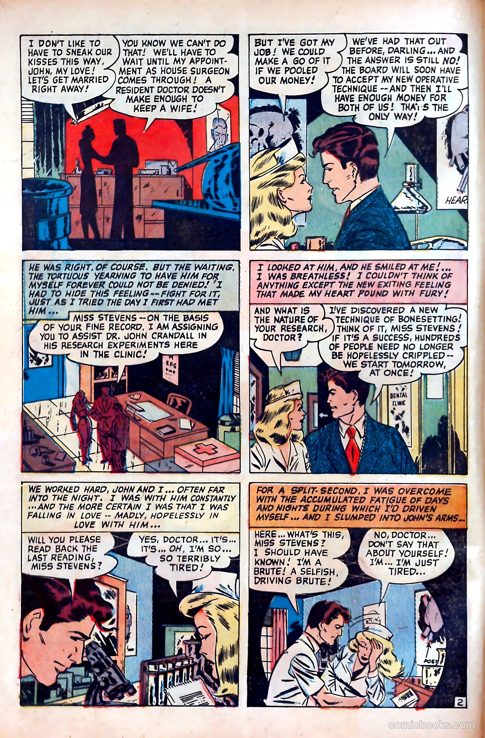 Romantic Hearts #1 (1953) — page 4 of 36