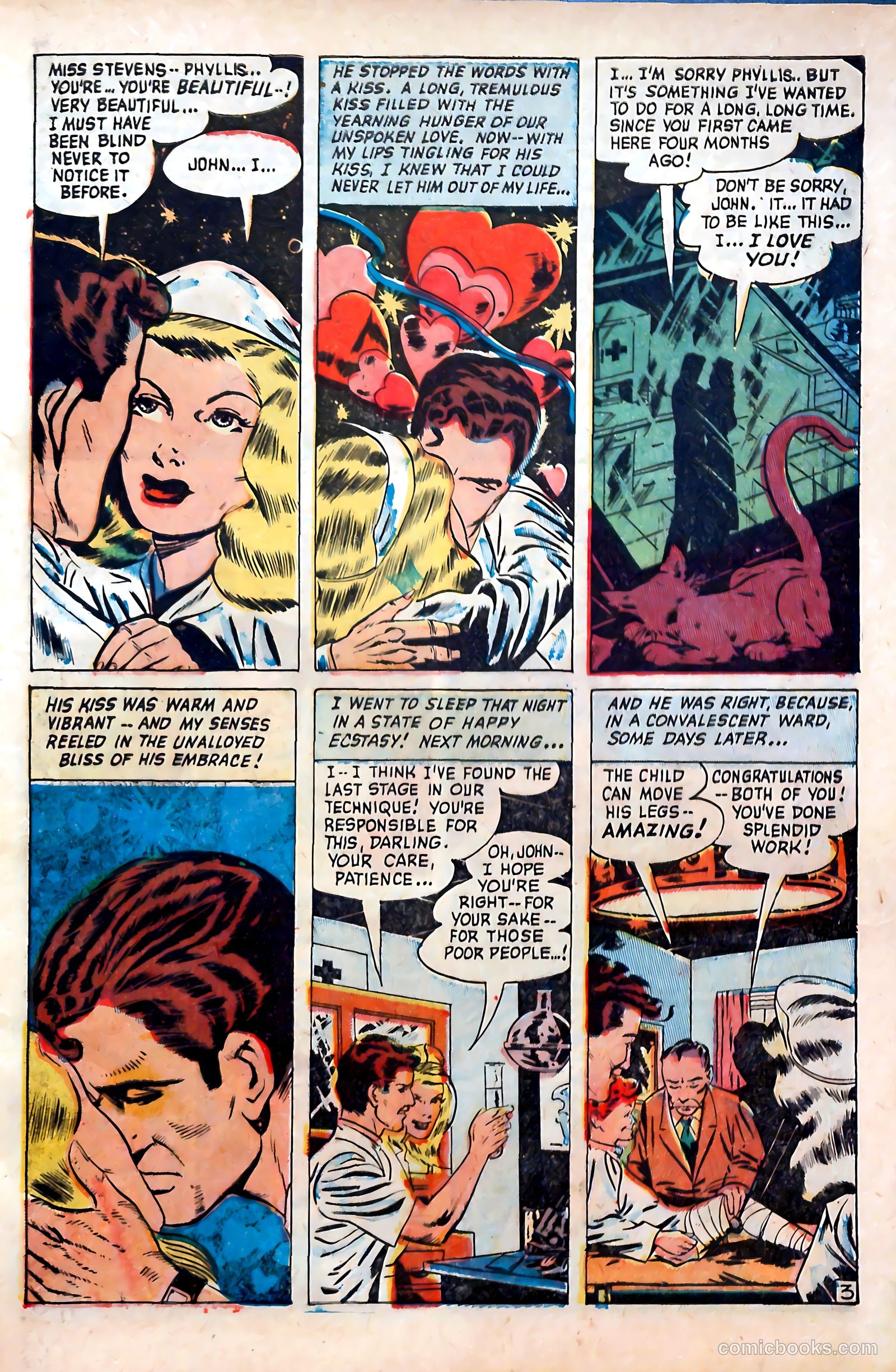 Romantic Hearts #1 (1953) — page 5 of 36