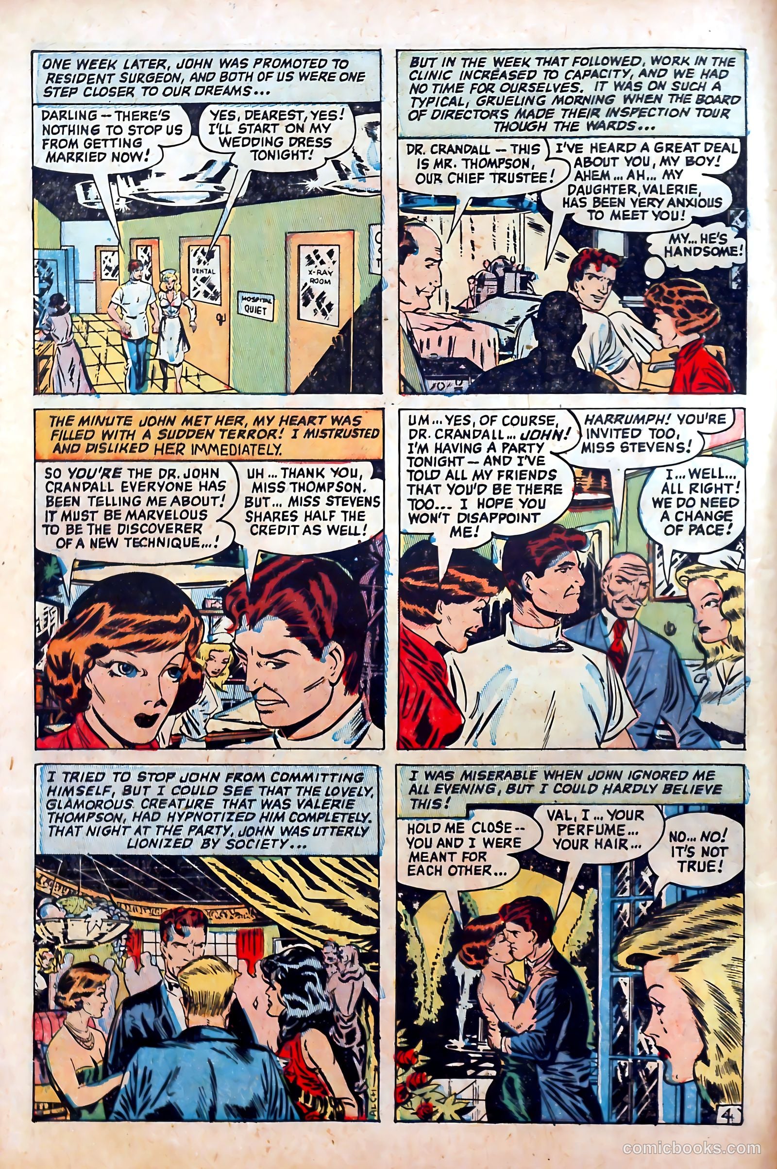 Romantic Hearts #1 (1953) — page 6 of 36