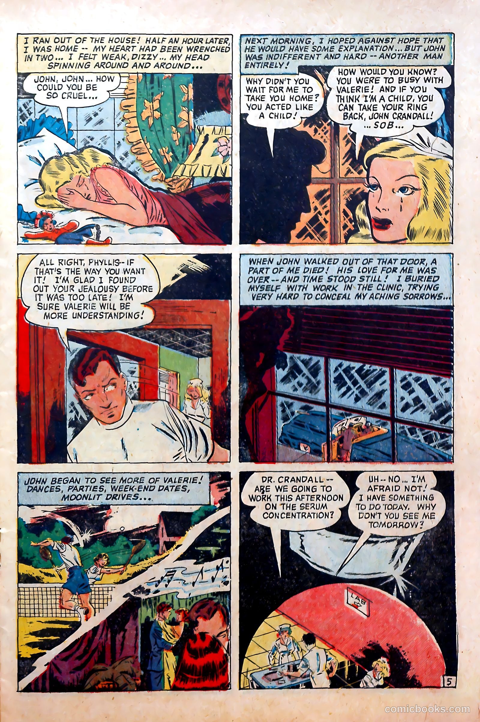 Romantic Hearts #1 (1953) — page 7 of 36
