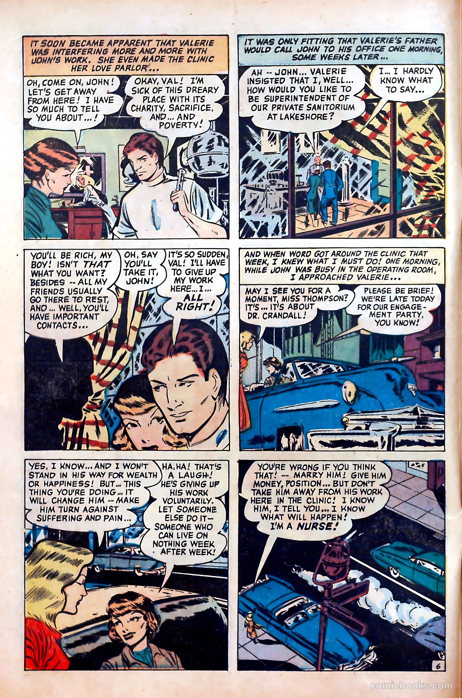 Romantic Hearts #1 (1953) — page 8 of 36