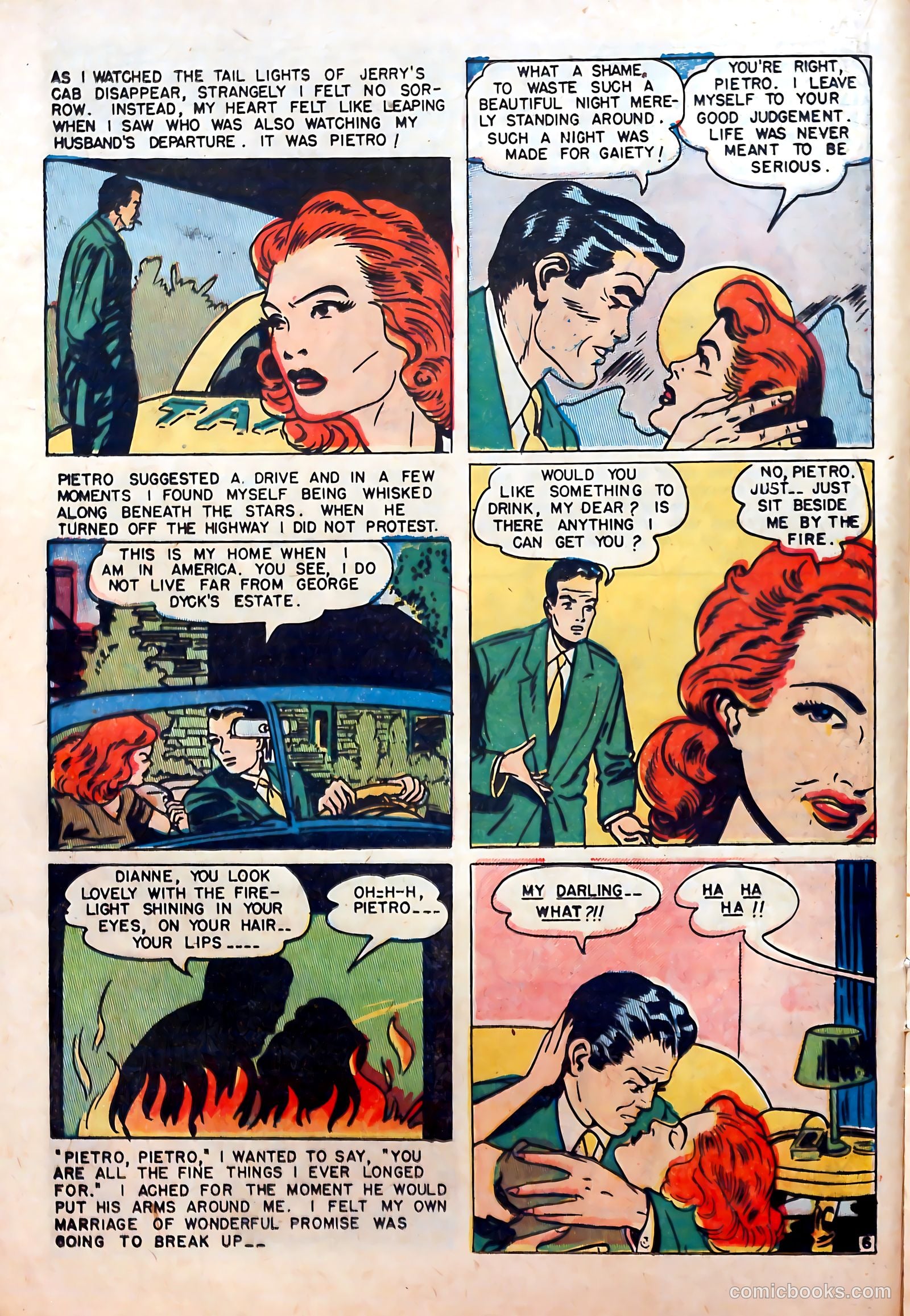 Romantic Hearts #1 (1953) — page 16 of 36