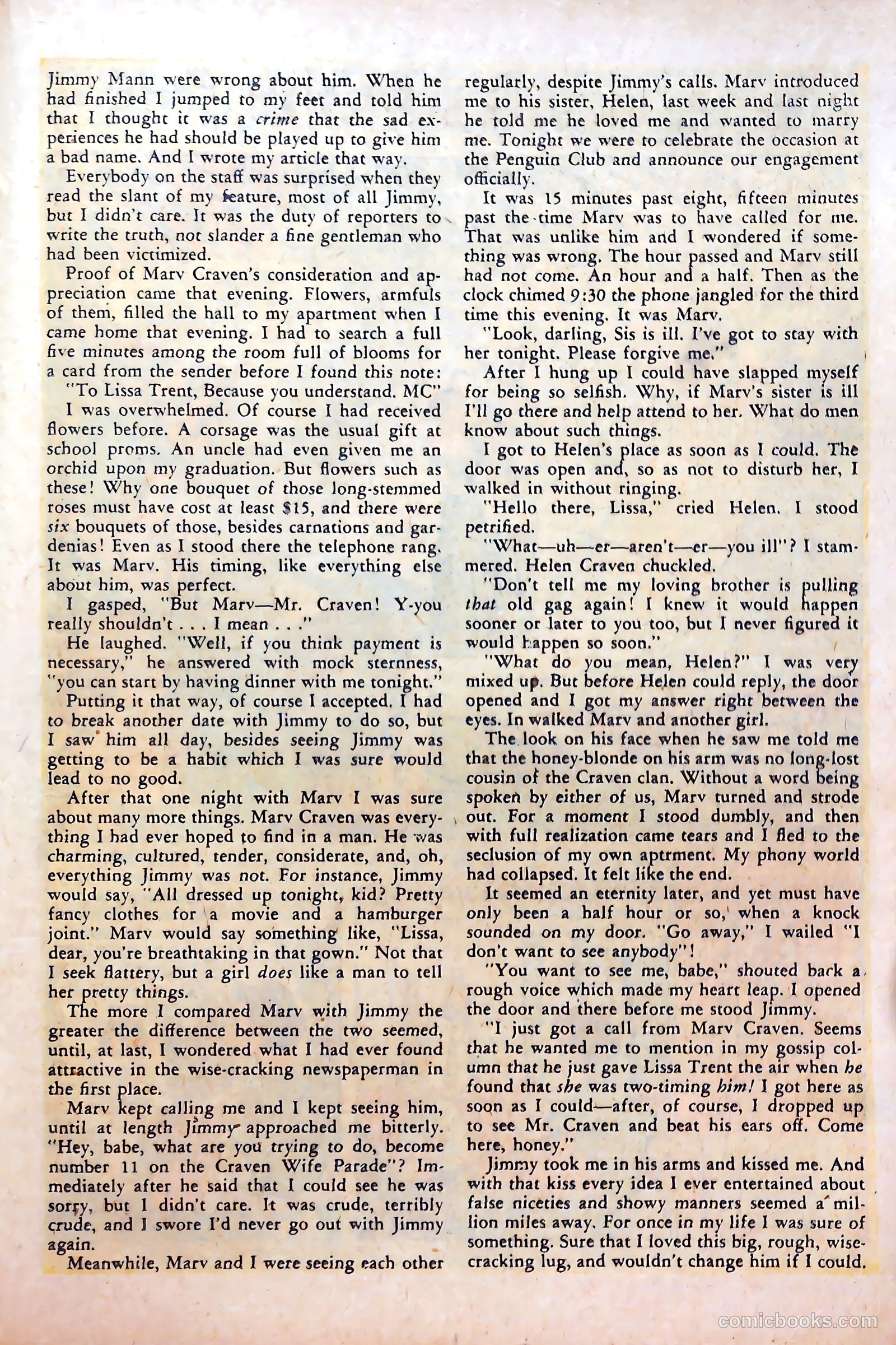 Romantic Hearts #1 (1953) — page 19 of 36