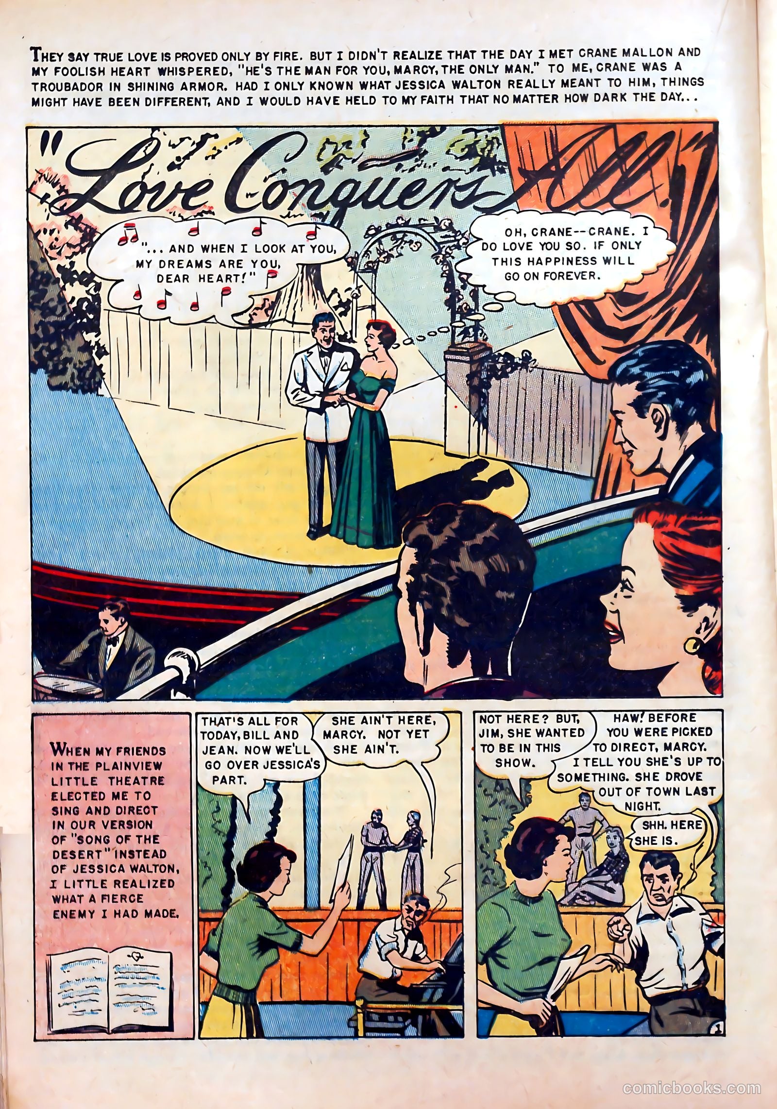 Romantic Hearts #1 (1953) — page 20 of 36