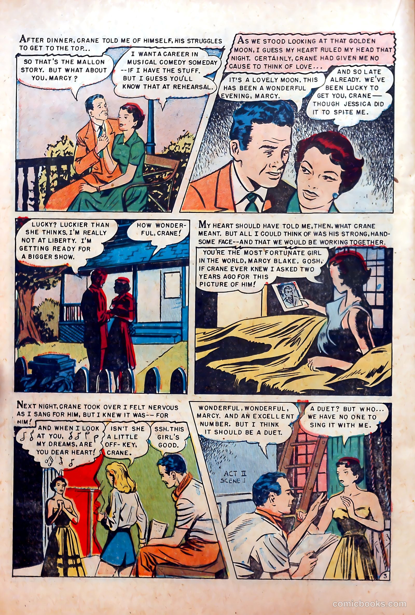 Romantic Hearts #1 (1953) — page 22 of 36