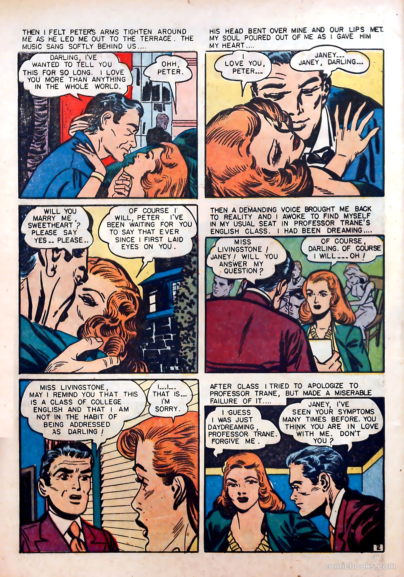 Romantic Hearts #1 (1953) — page 28 of 36