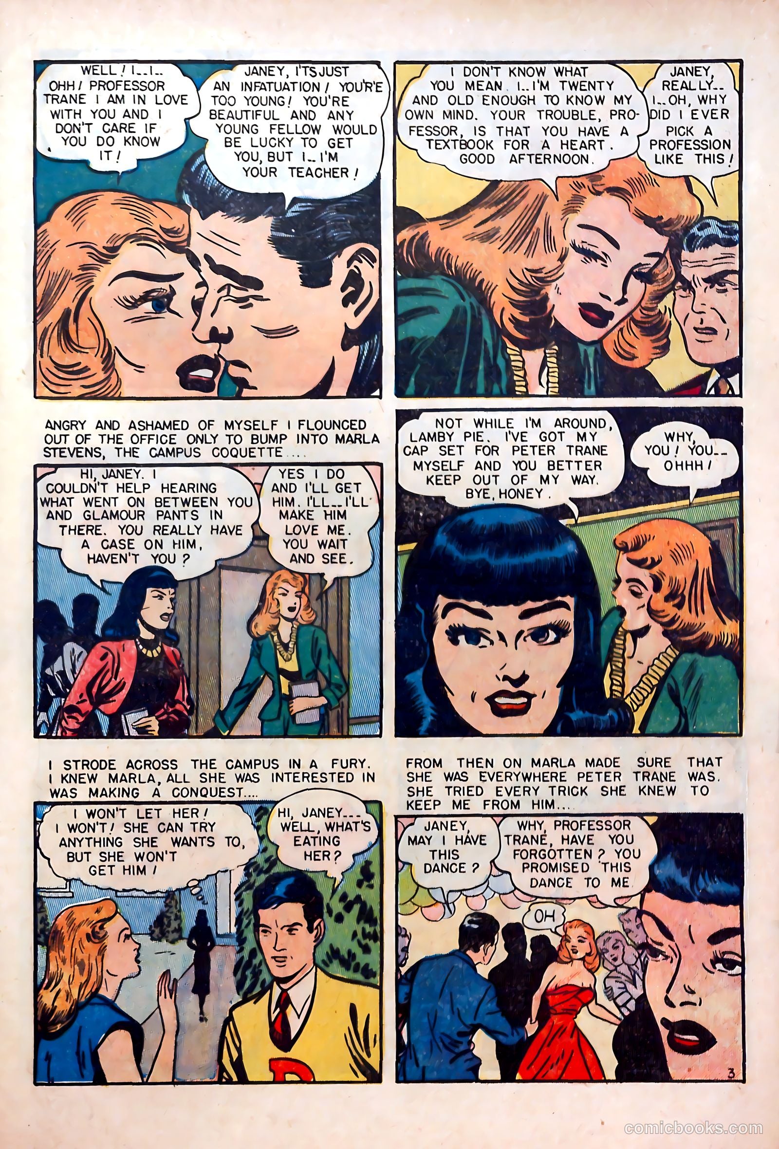 Romantic Hearts #1 (1953) — page 29 of 36