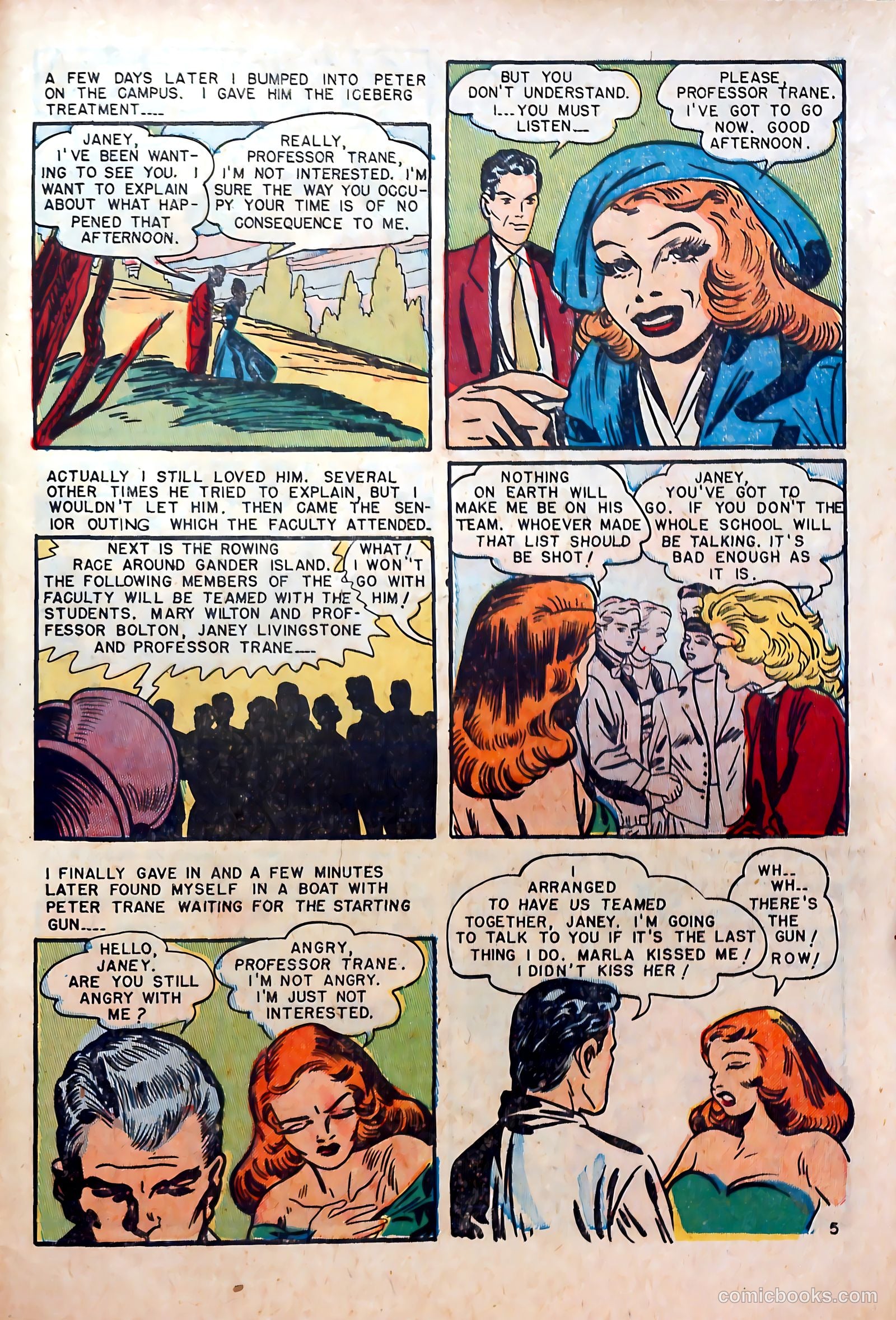 Romantic Hearts #1 (1953) — page 31 of 36