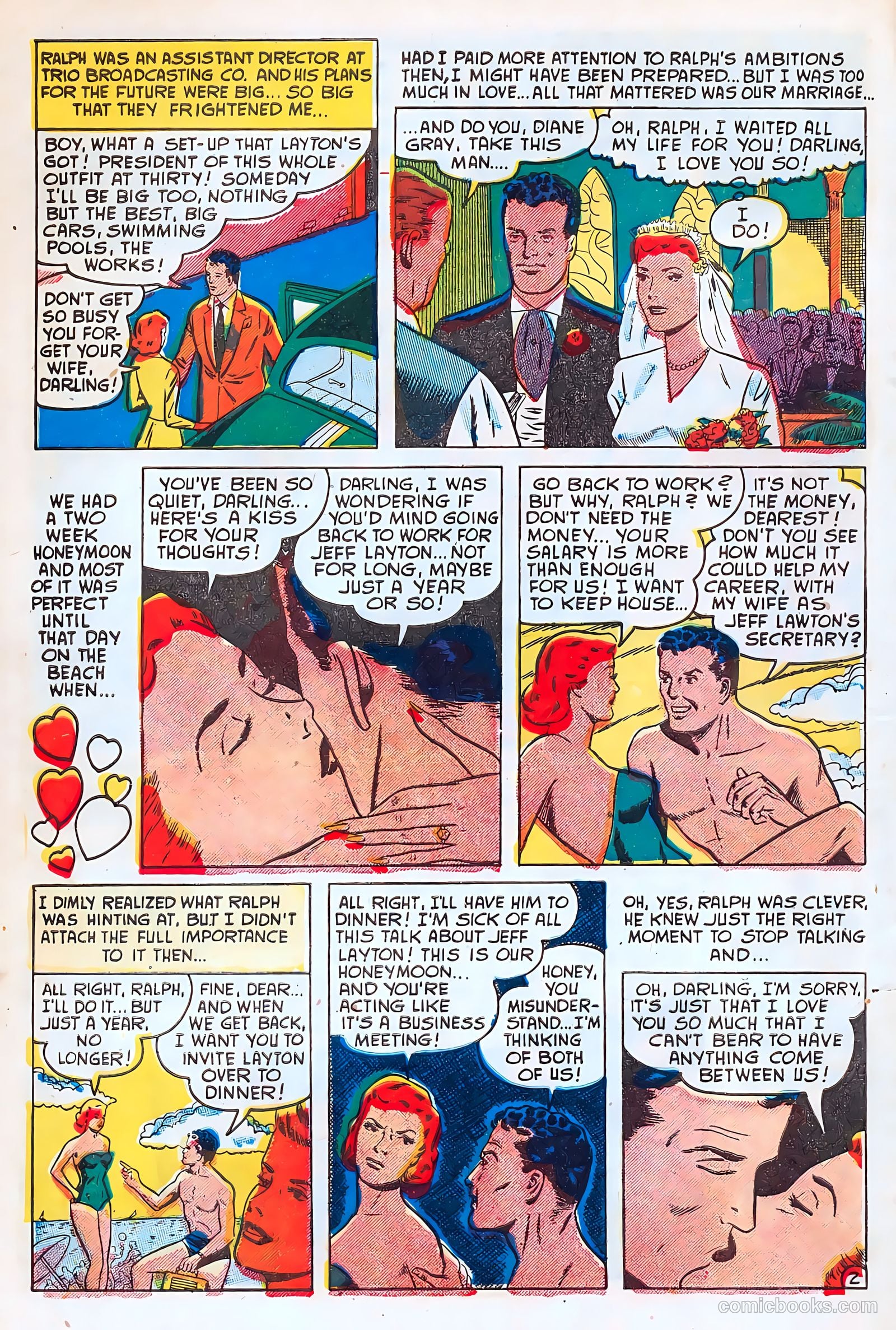 Romantic Hearts #10 (1952) — page 4 of 36