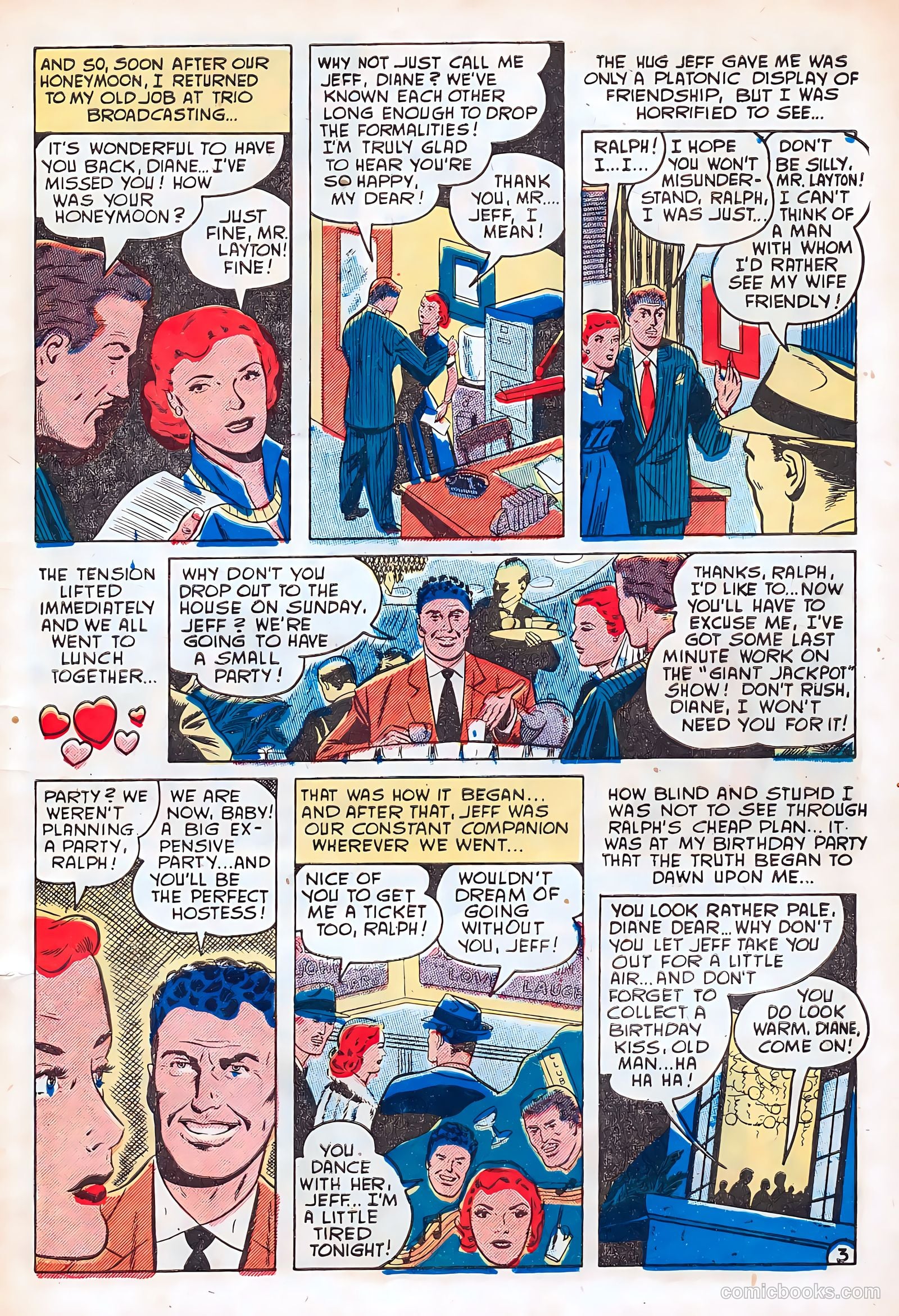 Romantic Hearts #10 (1952) — page 5 of 36