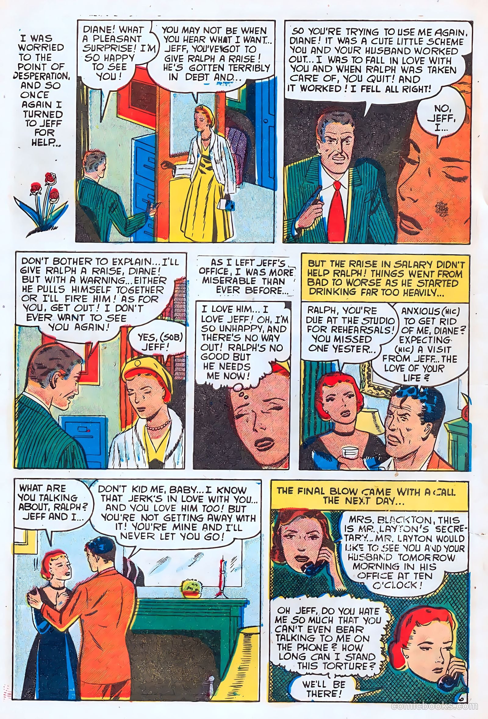Romantic Hearts #10 (1952) — page 8 of 36