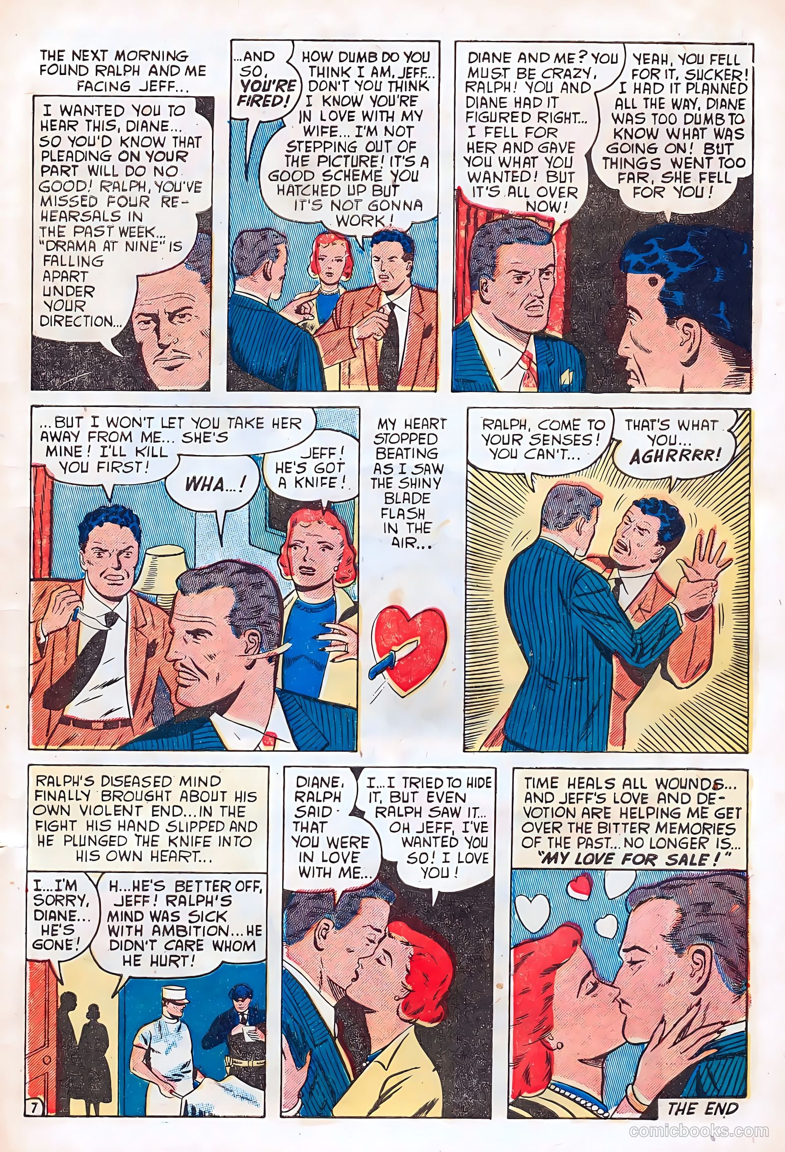 Romantic Hearts #10 (1952) — page 9 of 36