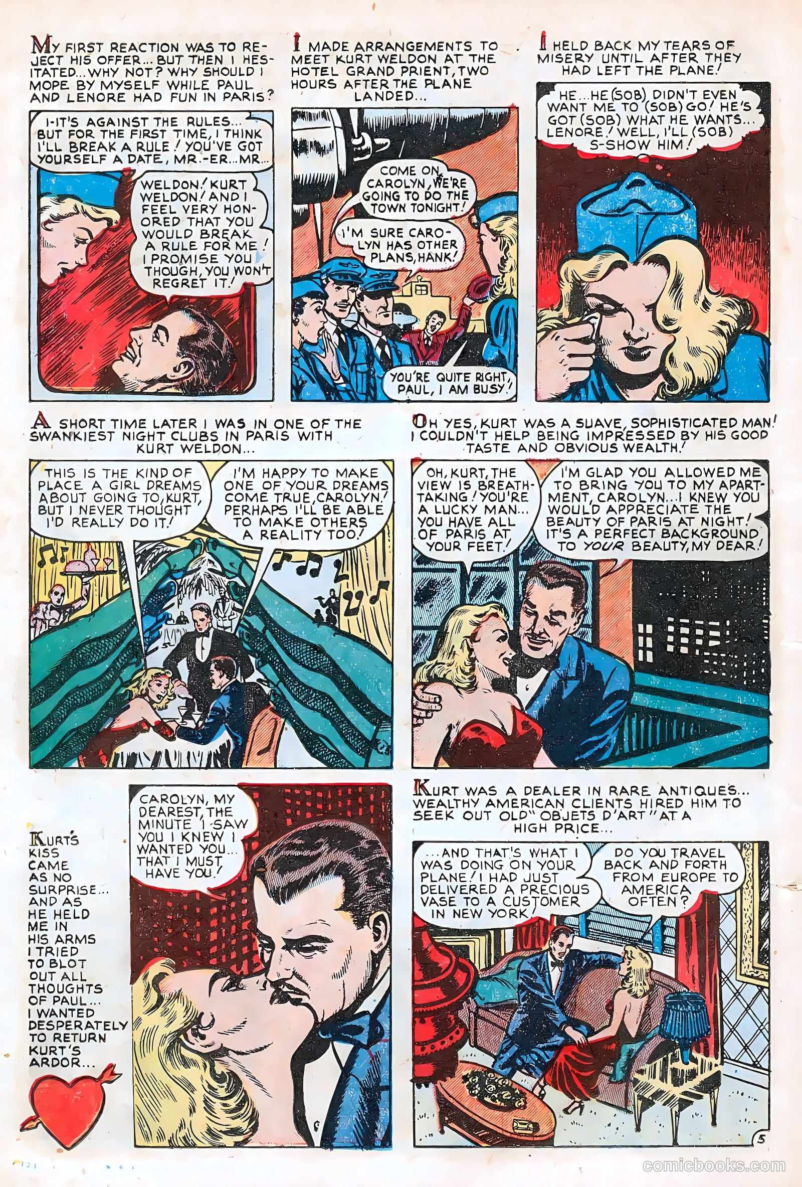 Romantic Hearts #10 (1952) — page 14 of 36